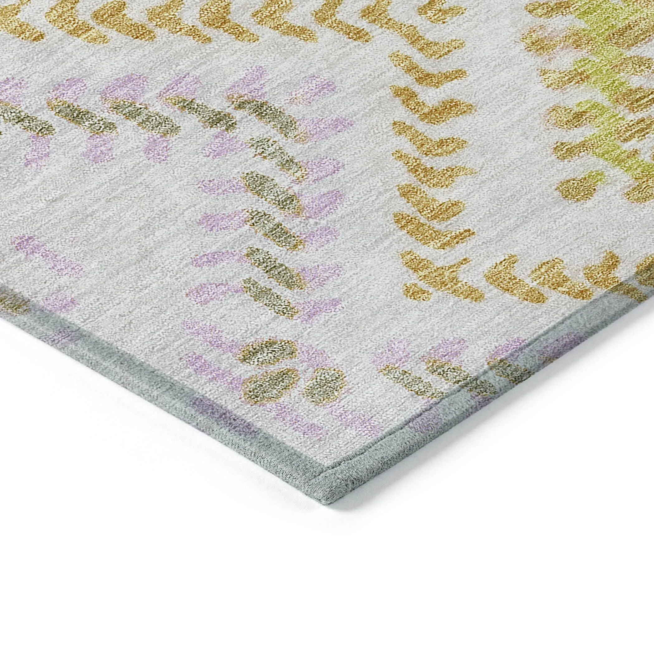 Machine Washable Indoor/ Outdoor Chantille Boho Global Rug
