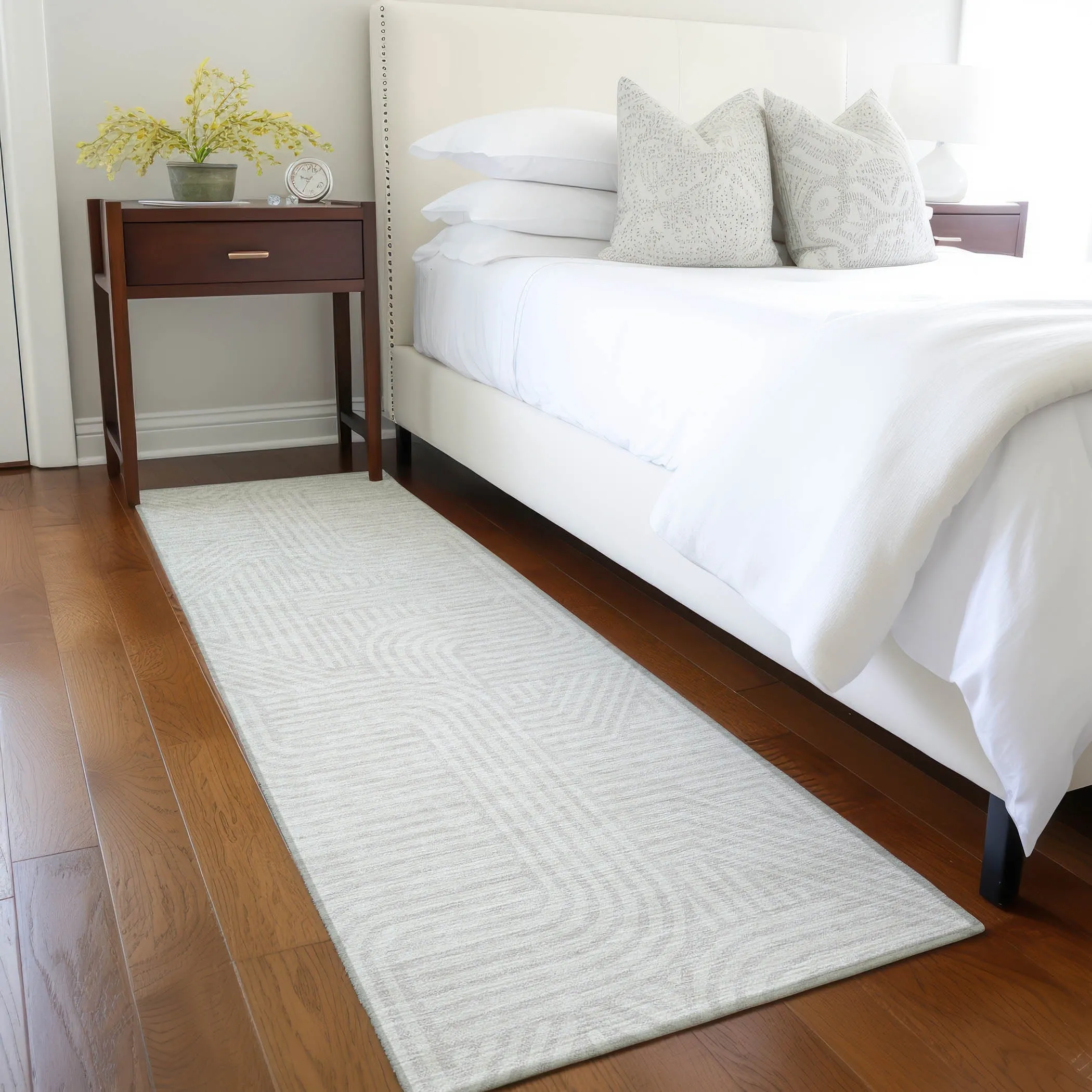 Machine Washable Indoor/ Outdoor Chantille Contemporary Geo Rug