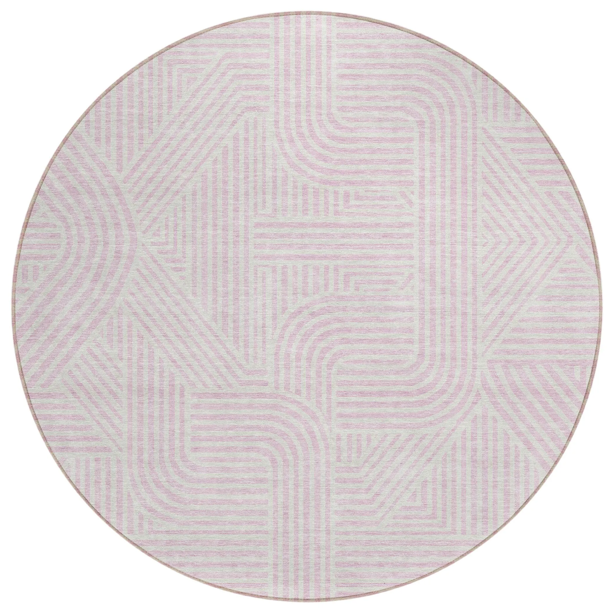 Machine Washable Indoor/ Outdoor Chantille Contemporary Geo Rug