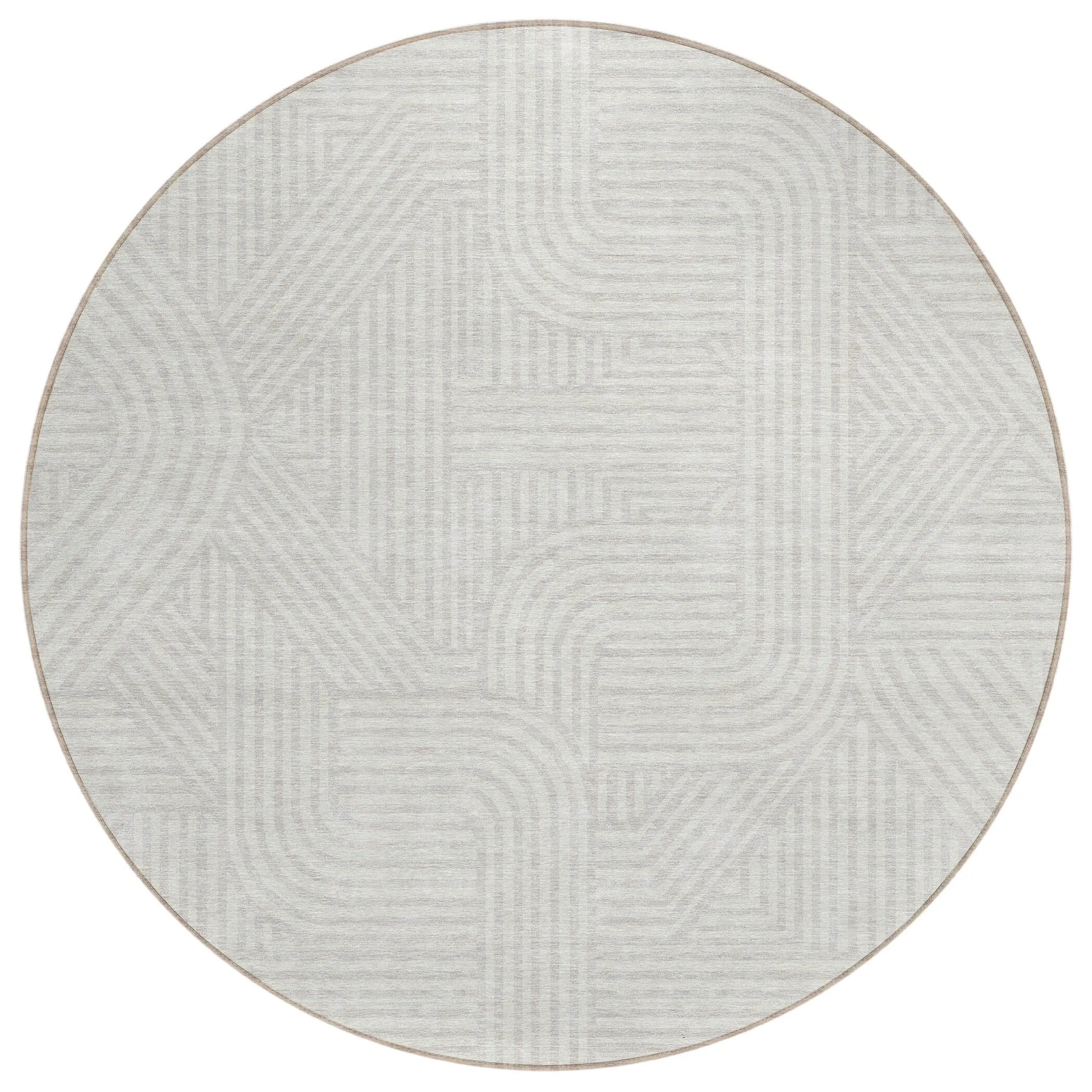 Machine Washable Indoor/ Outdoor Chantille Contemporary Geo Rug