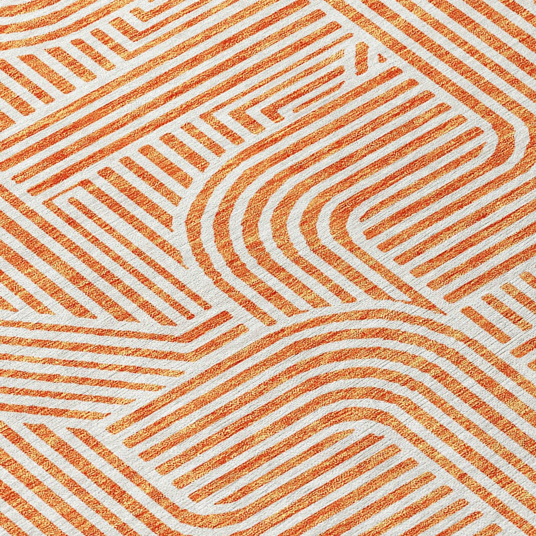 Machine Washable Indoor/ Outdoor Chantille Contemporary Geo Rug