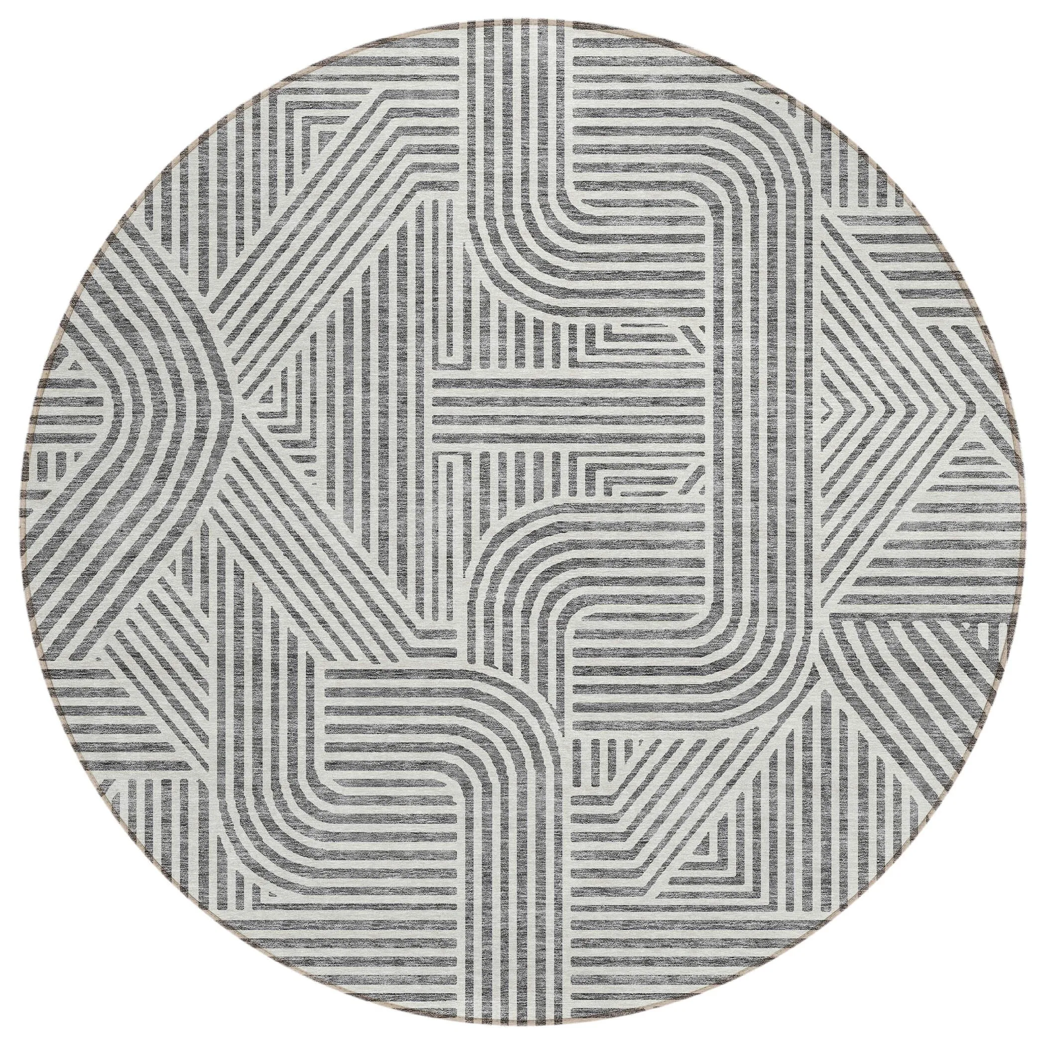 Machine Washable Indoor/ Outdoor Chantille Contemporary Geo Rug