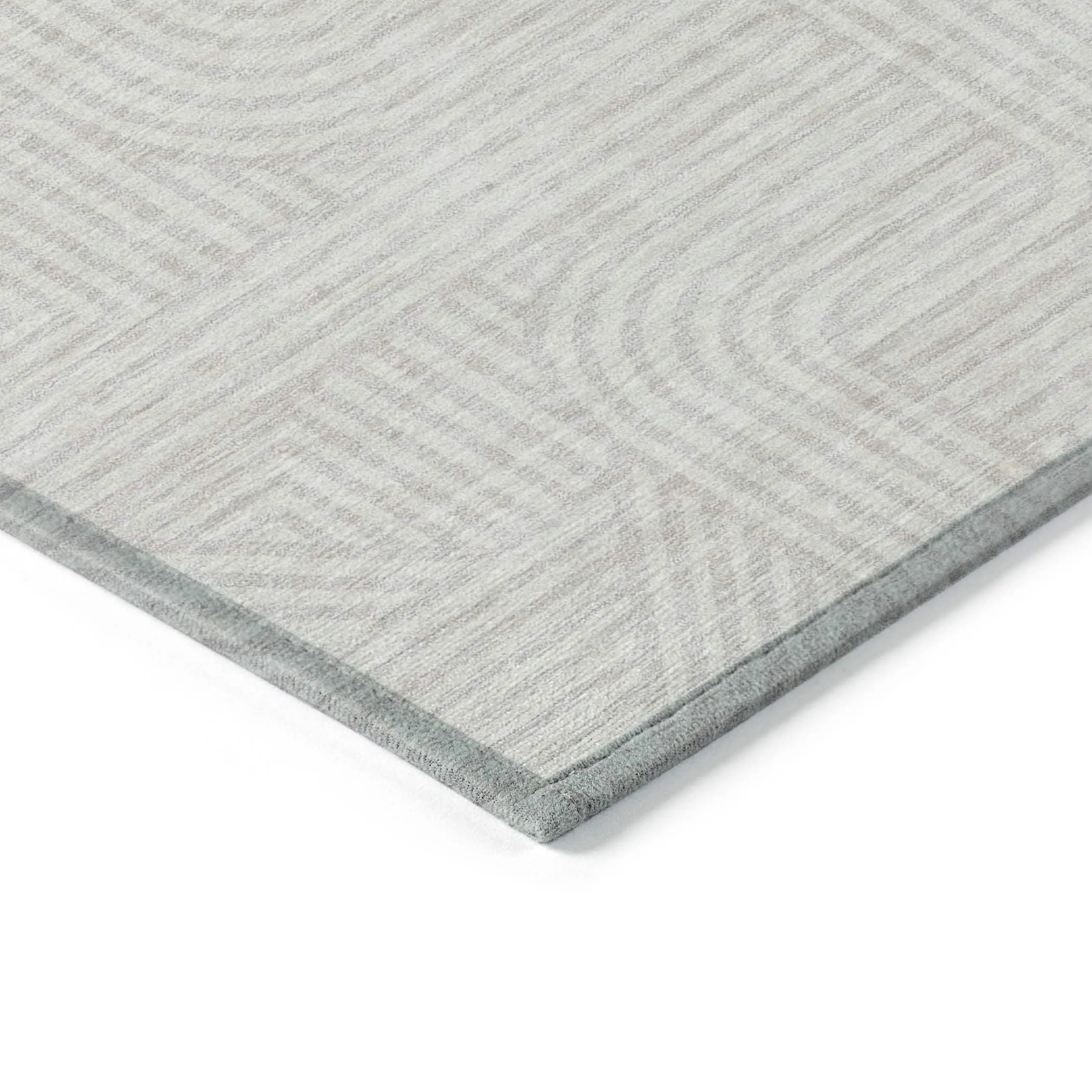 Machine Washable Indoor/ Outdoor Chantille Contemporary Geo Rug