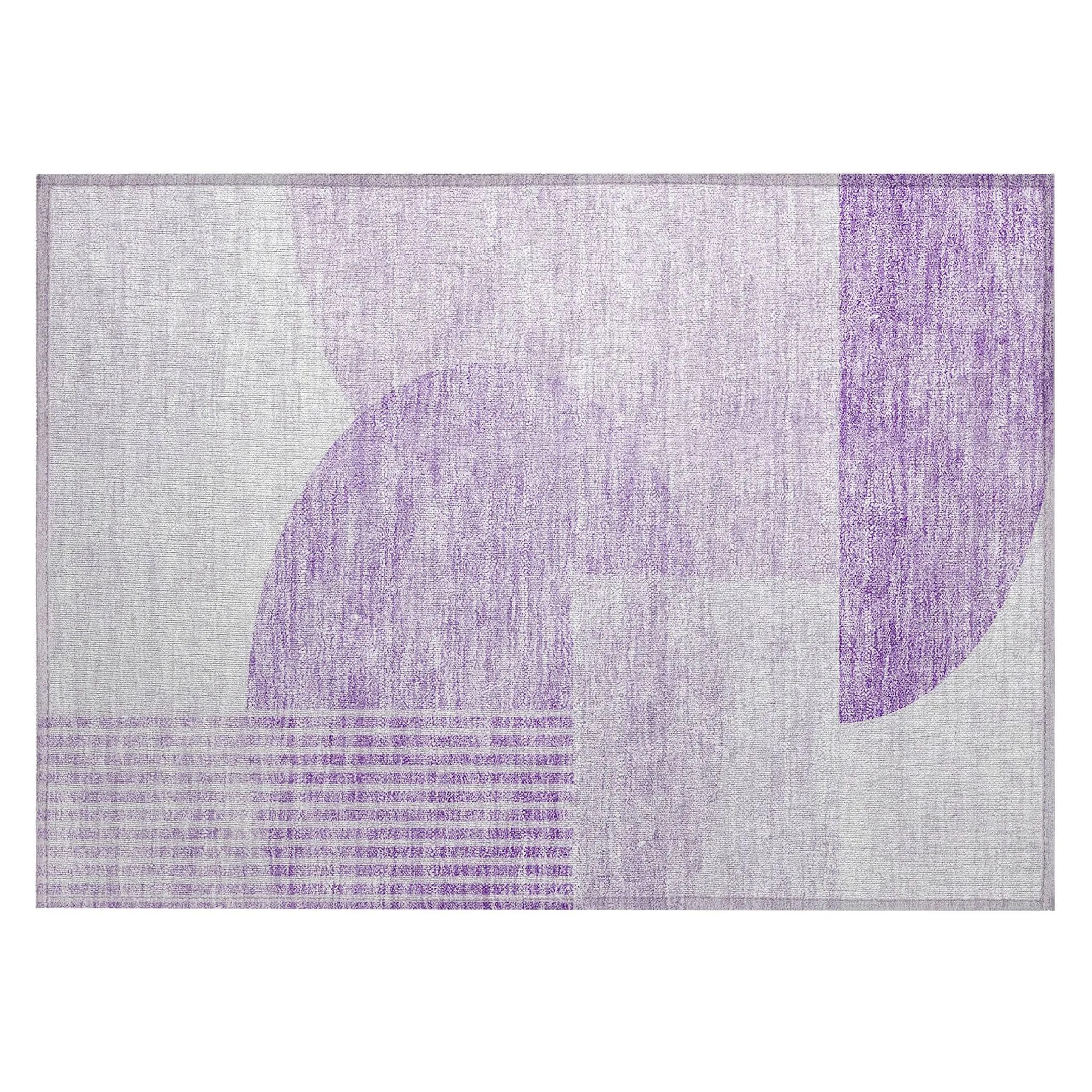 Machine Washable Indoor/ Outdoor Chantille Contemporary Modern Rug