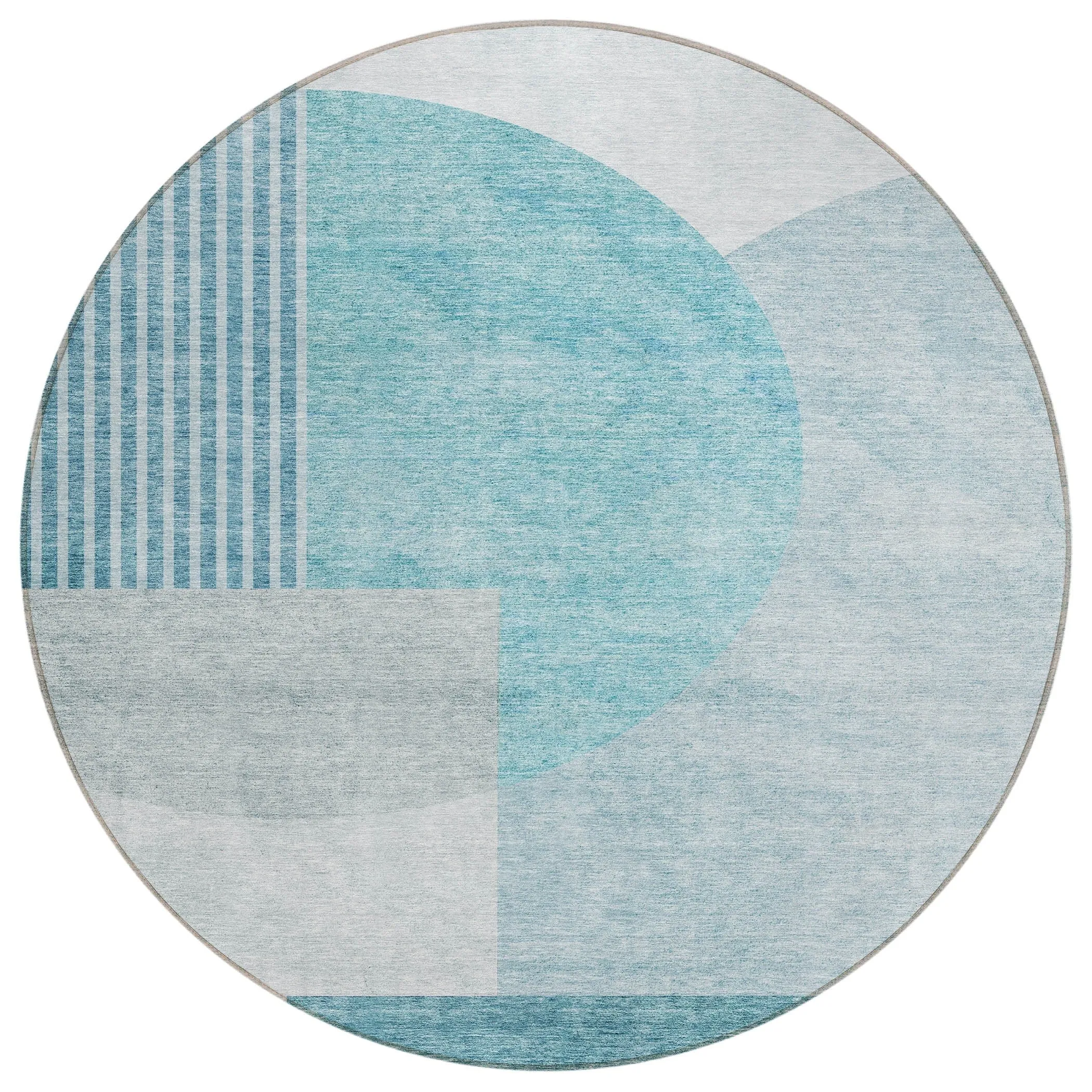 Machine Washable Indoor/ Outdoor Chantille Contemporary Modern Rug