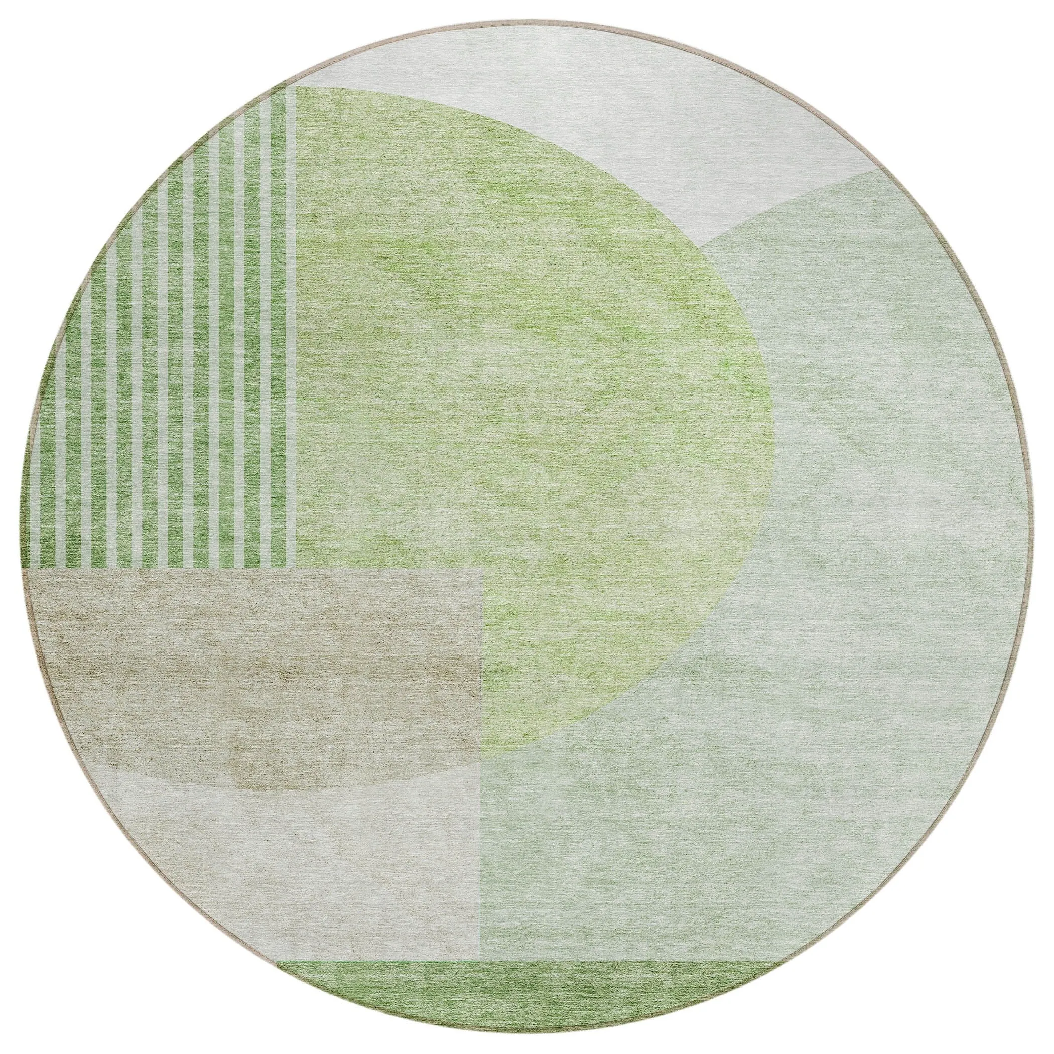 Machine Washable Indoor/ Outdoor Chantille Contemporary Modern Rug