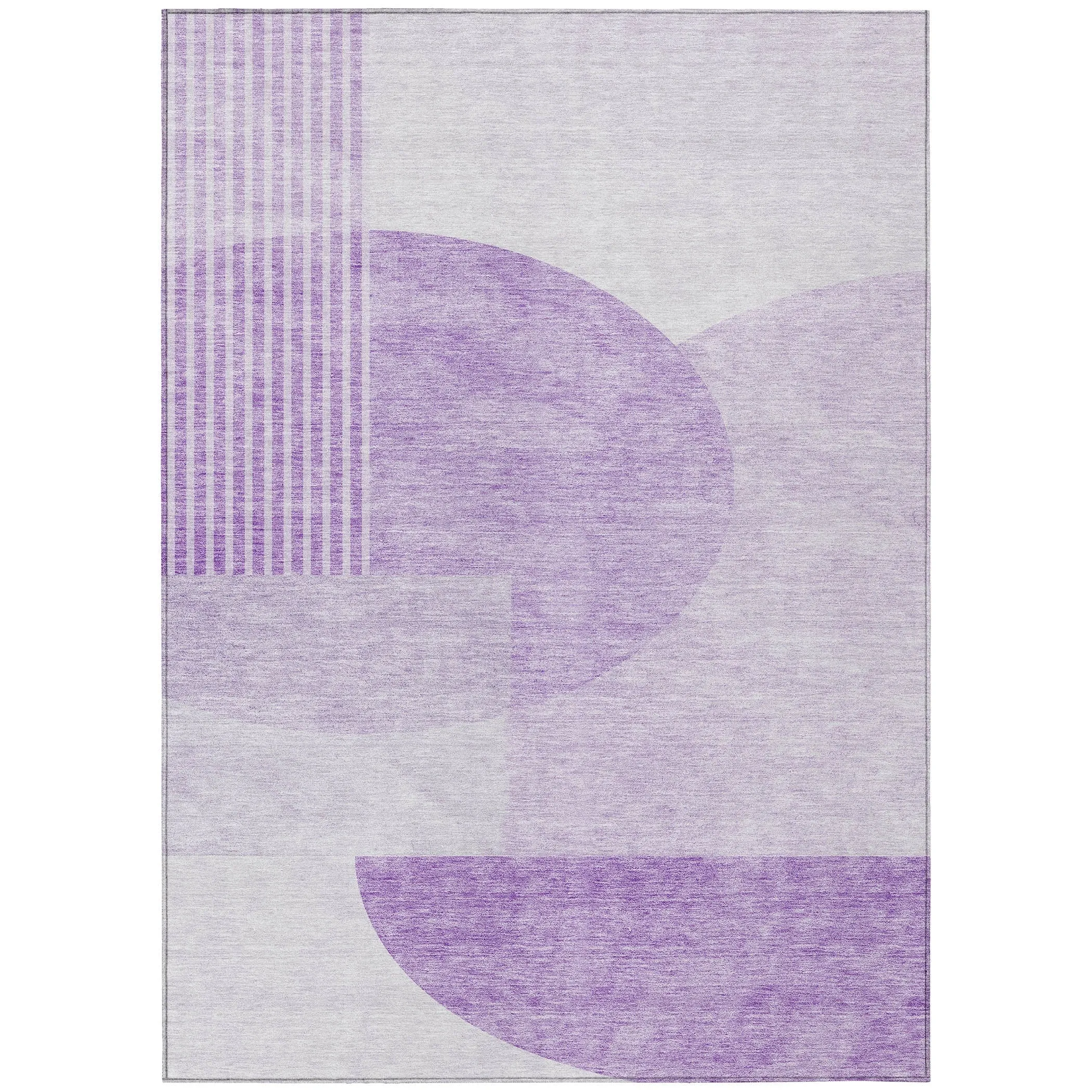 Machine Washable Indoor/ Outdoor Chantille Contemporary Modern Rug