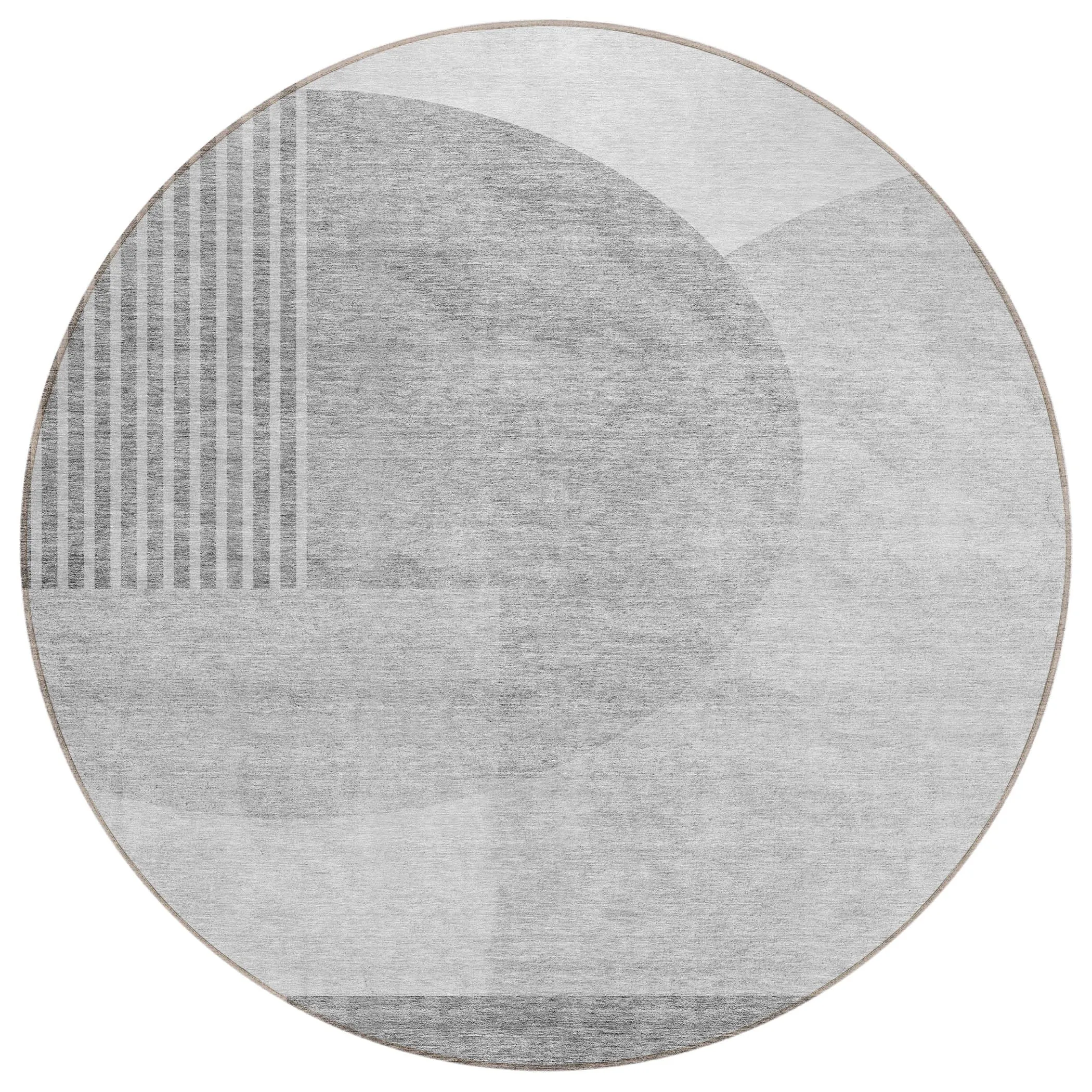 Machine Washable Indoor/ Outdoor Chantille Contemporary Modern Rug