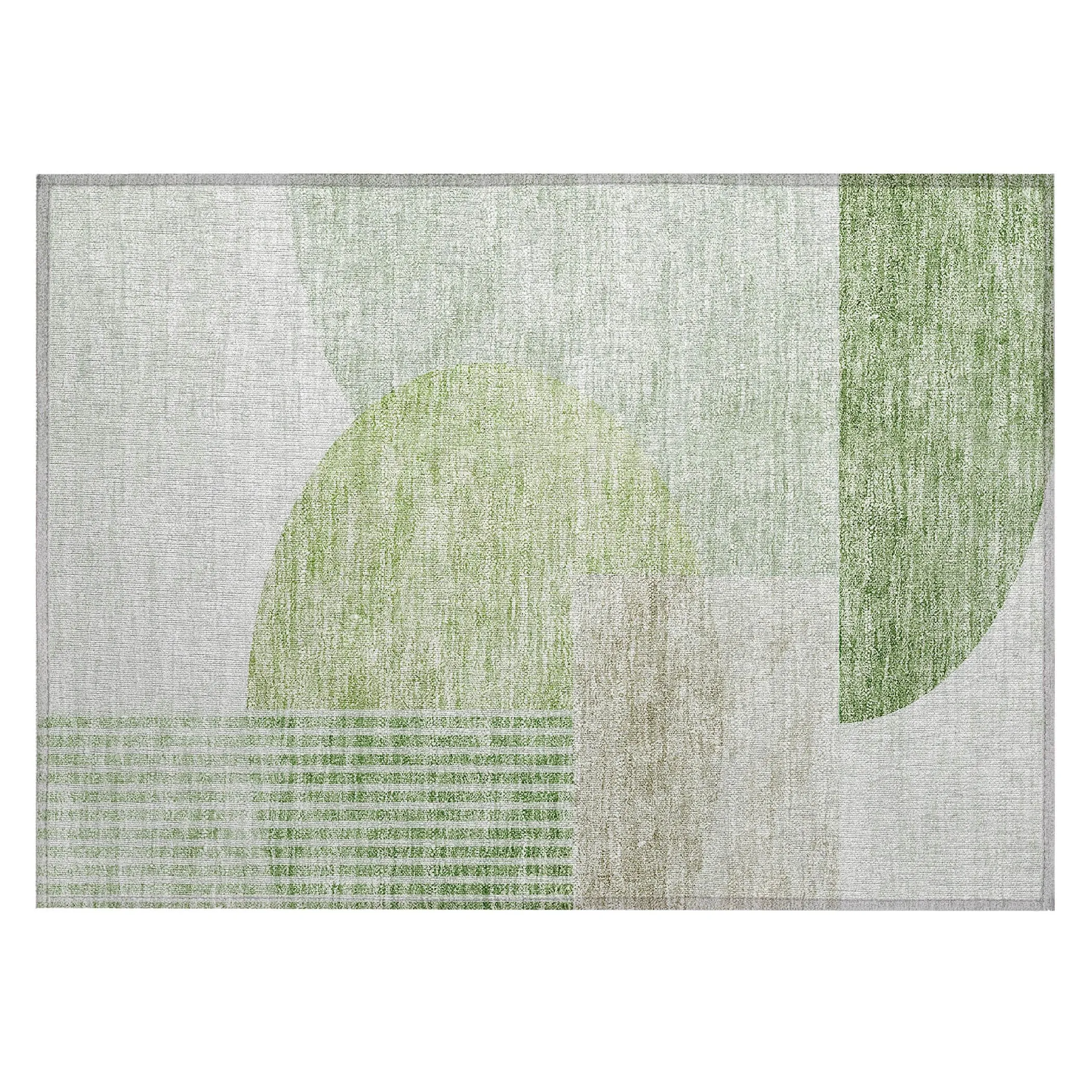 Machine Washable Indoor/ Outdoor Chantille Contemporary Modern Rug
