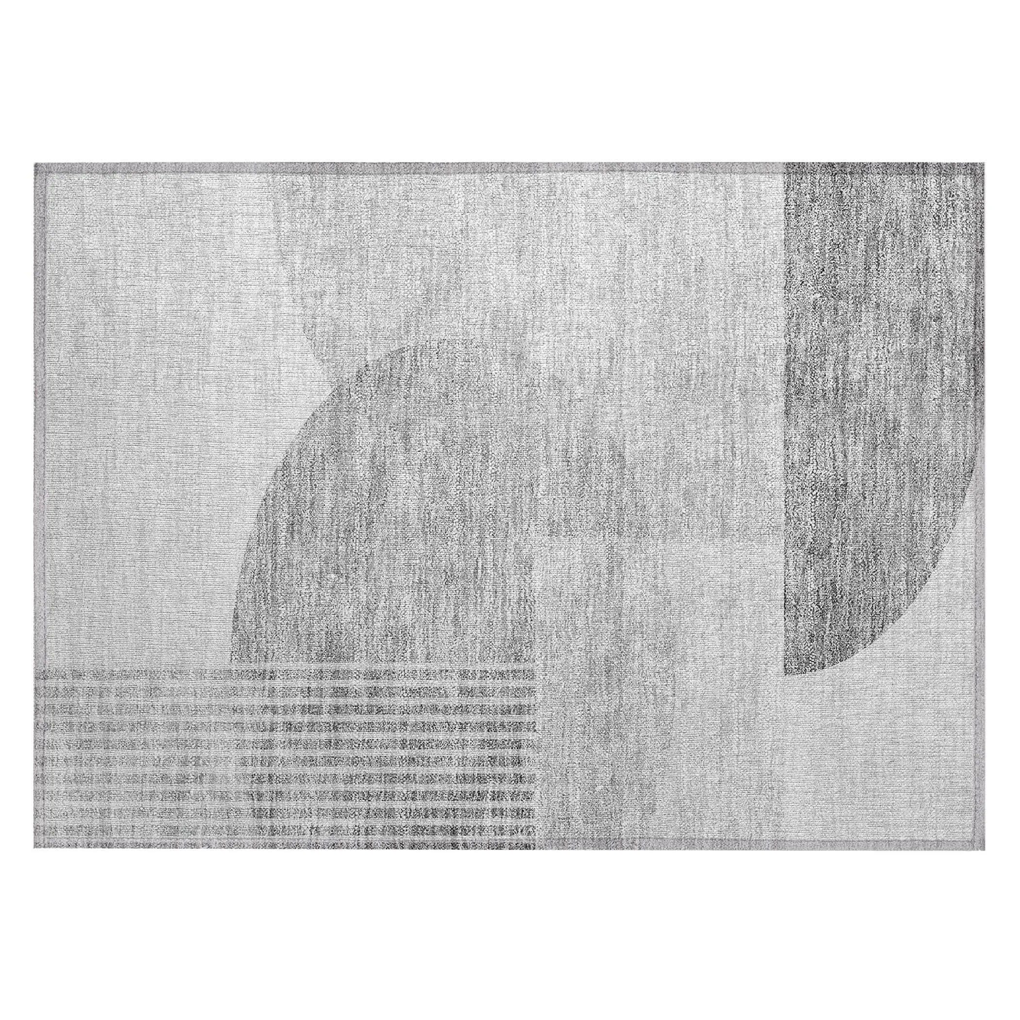 Machine Washable Indoor/ Outdoor Chantille Contemporary Modern Rug
