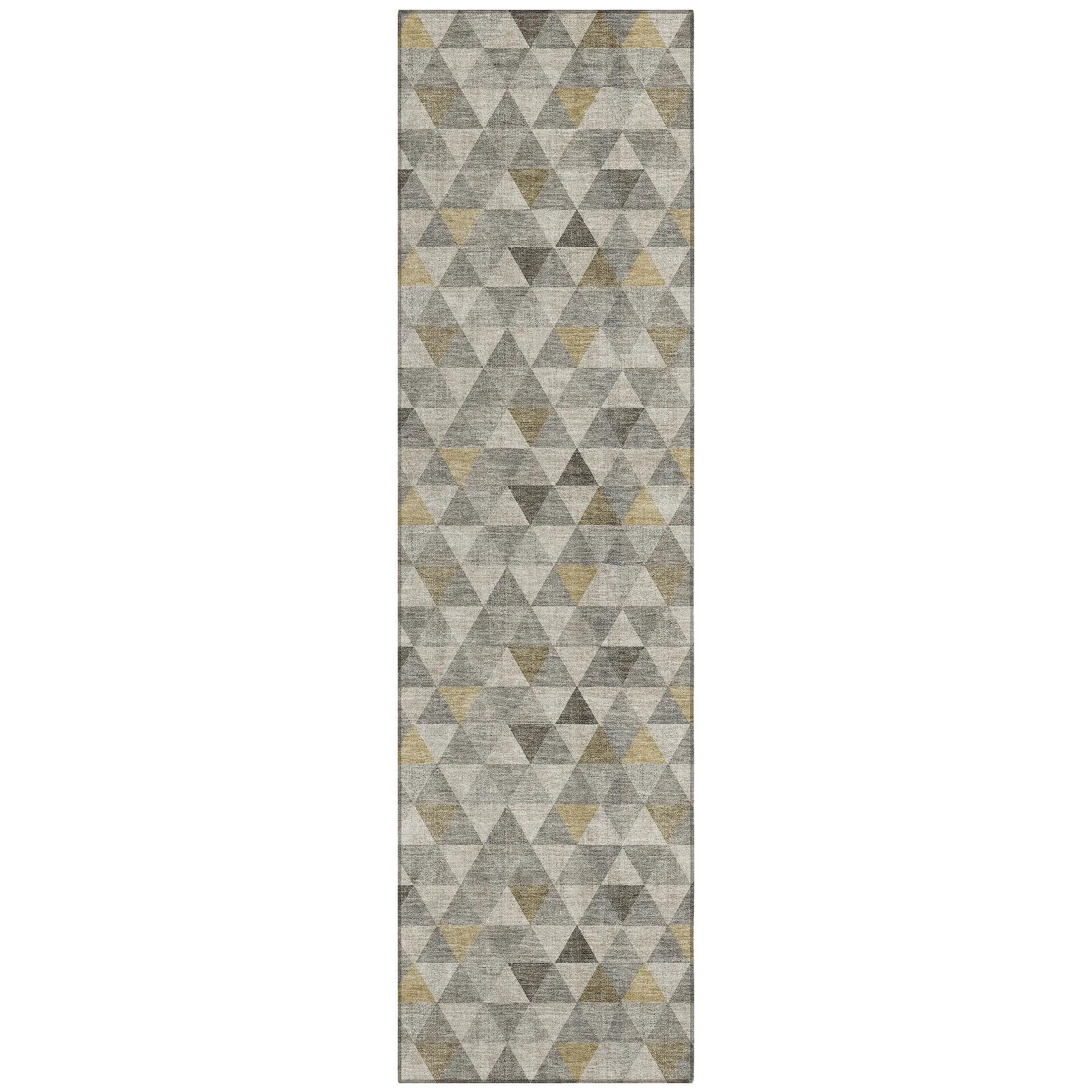 Machine Washable Indoor/ Outdoor Chantille Contemporary Mosaic Rug