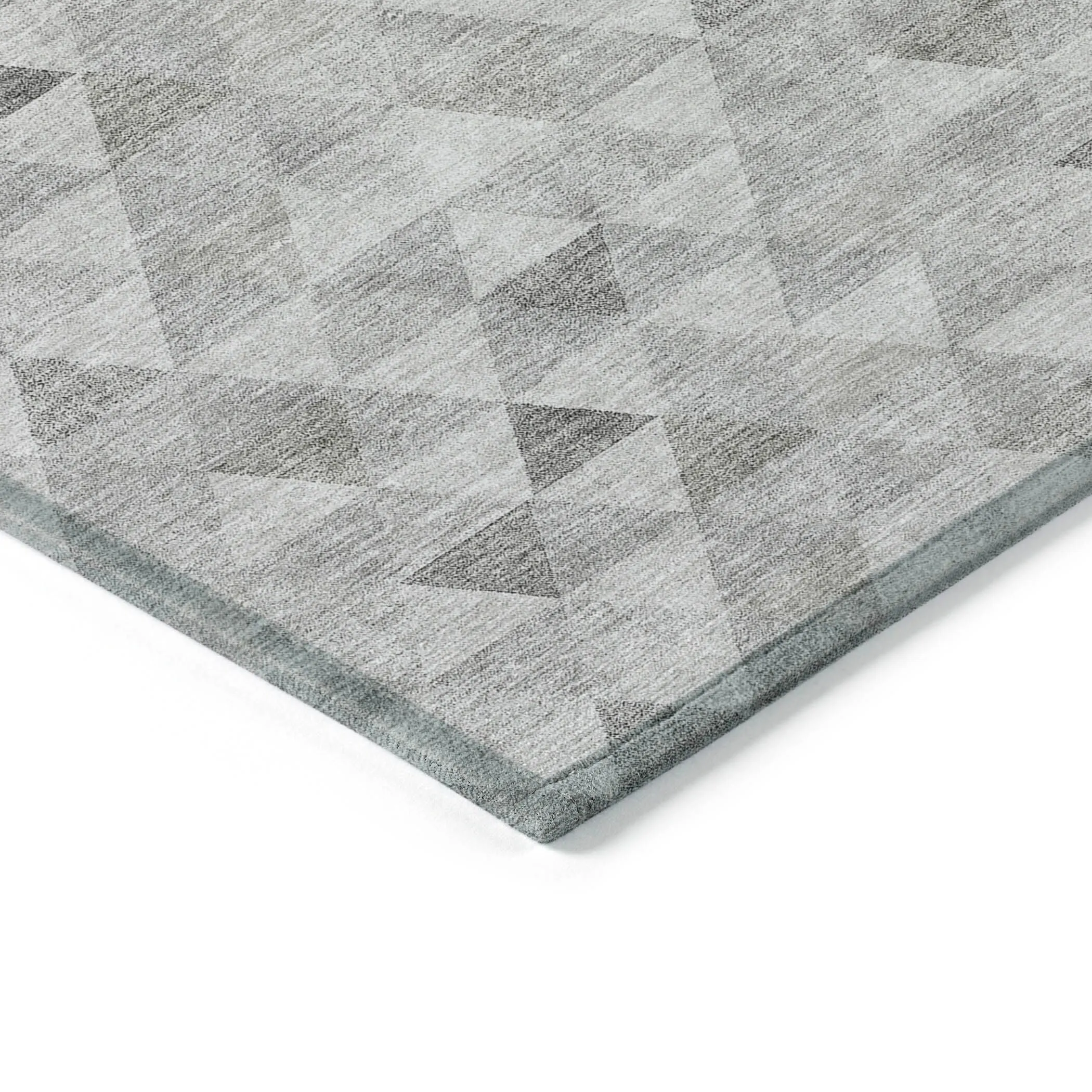 Machine Washable Indoor/ Outdoor Chantille Contemporary Mosaic Rug