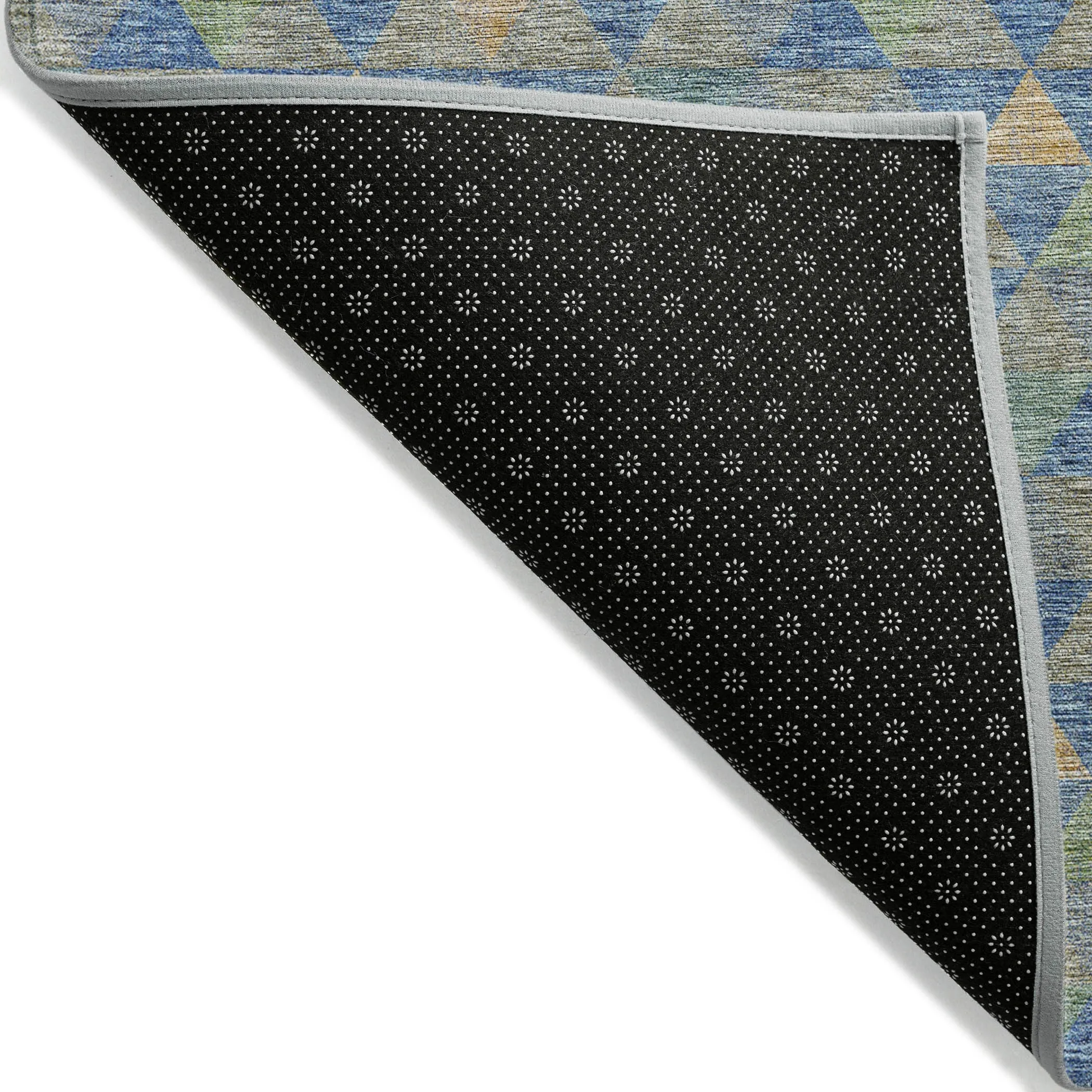 Machine Washable Indoor/ Outdoor Chantille Contemporary Mosaic Rug