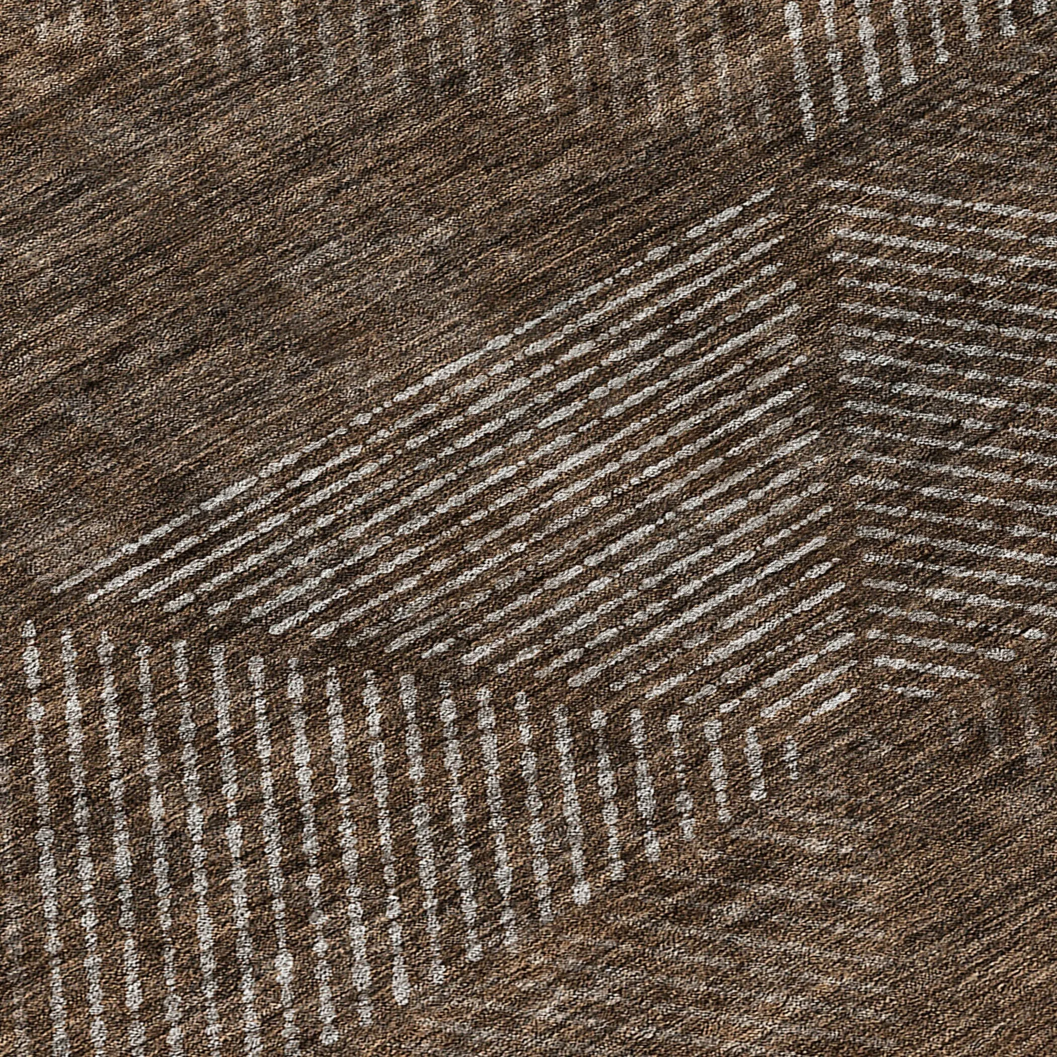 Machine Washable Indoor/ Outdoor Chantille Contemporary Prism Rug
