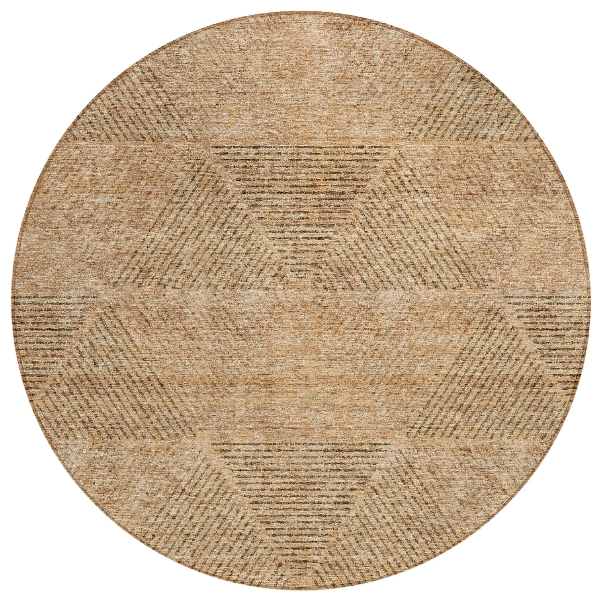 Machine Washable Indoor/ Outdoor Chantille Contemporary Prism Rug