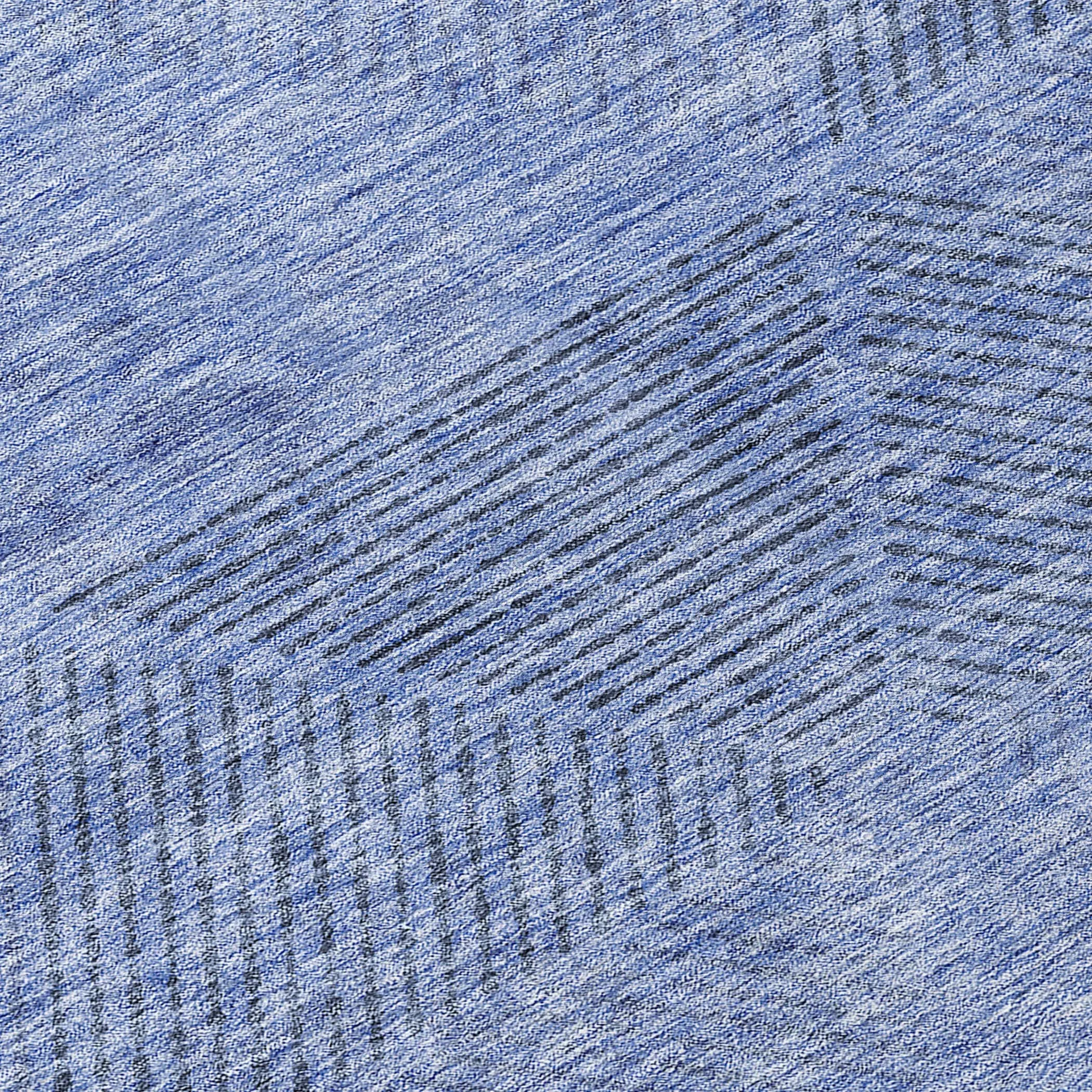 Machine Washable Indoor/ Outdoor Chantille Contemporary Prism Rug