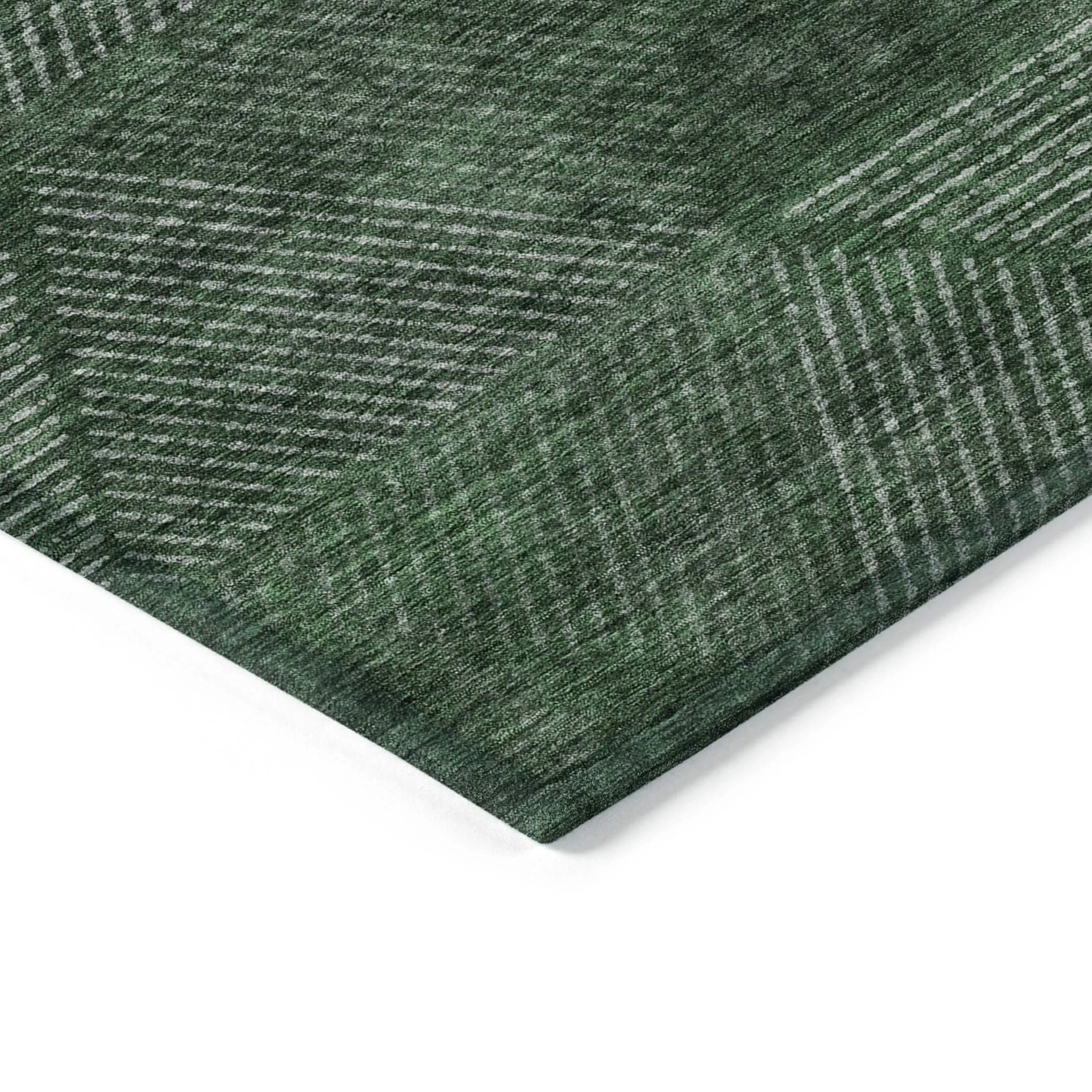 Machine Washable Indoor/ Outdoor Chantille Contemporary Prism Rug