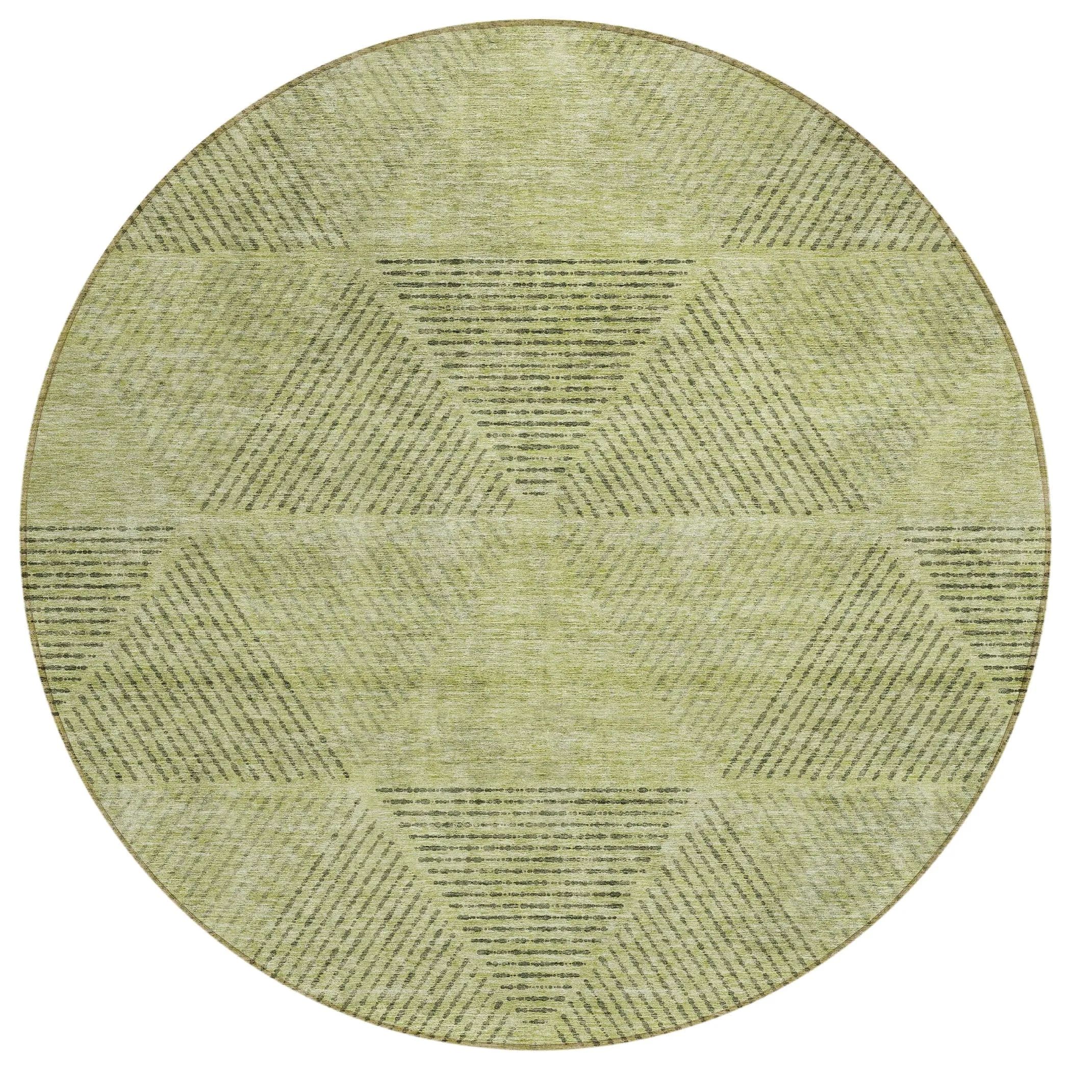 Machine Washable Indoor/ Outdoor Chantille Contemporary Prism Rug