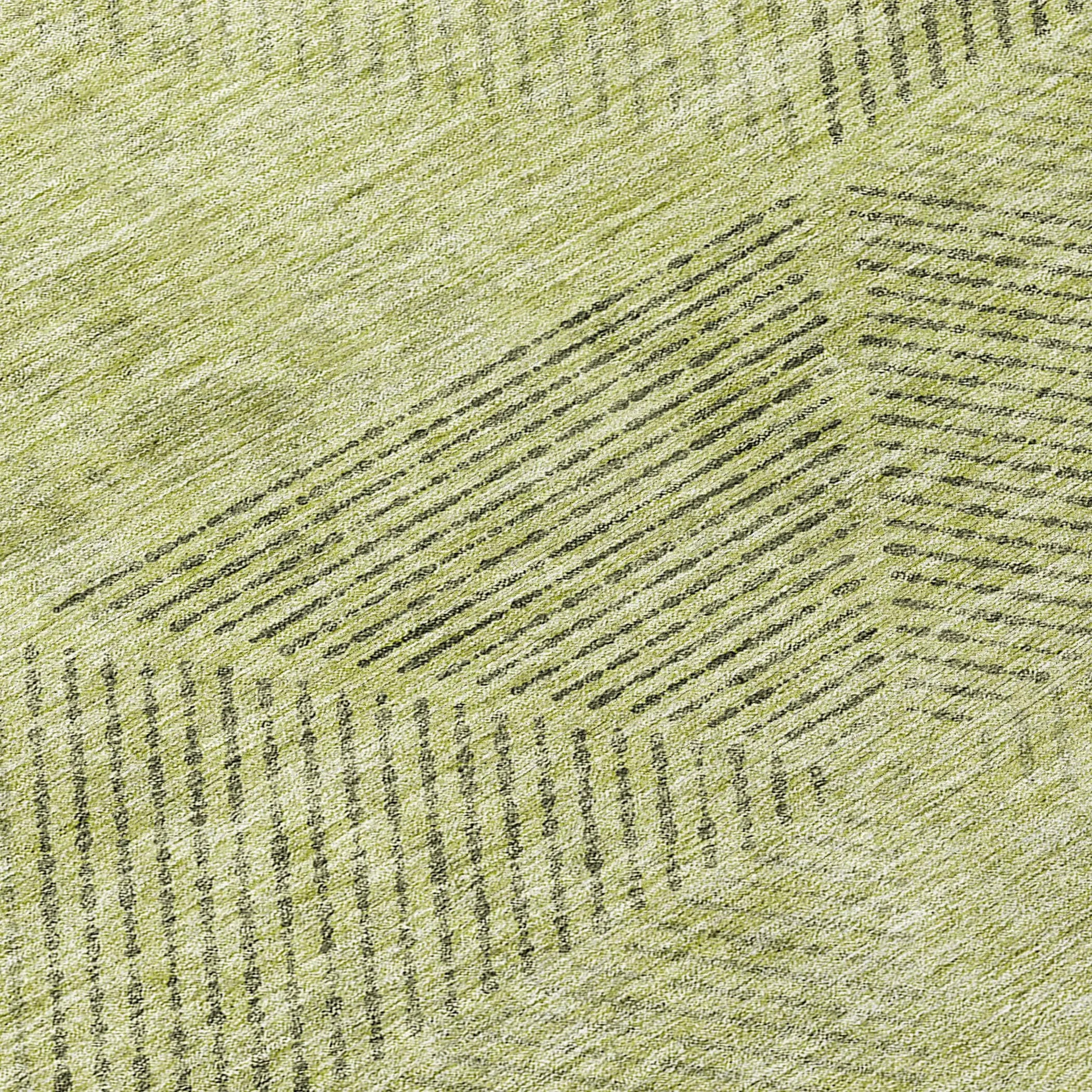 Machine Washable Indoor/ Outdoor Chantille Contemporary Prism Rug