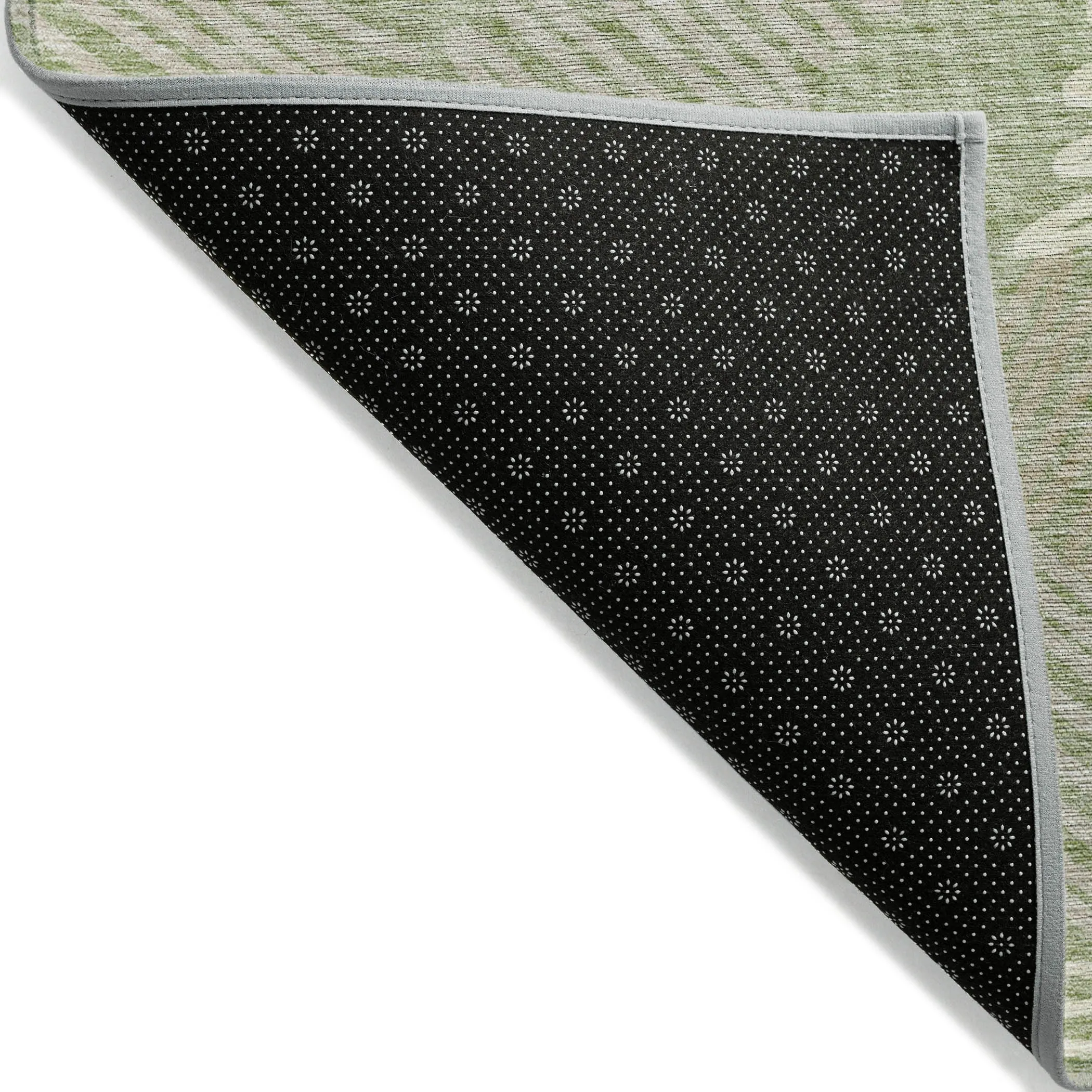 Machine Washable Indoor/ Outdoor Chantille Contemporary Squiggles Rug