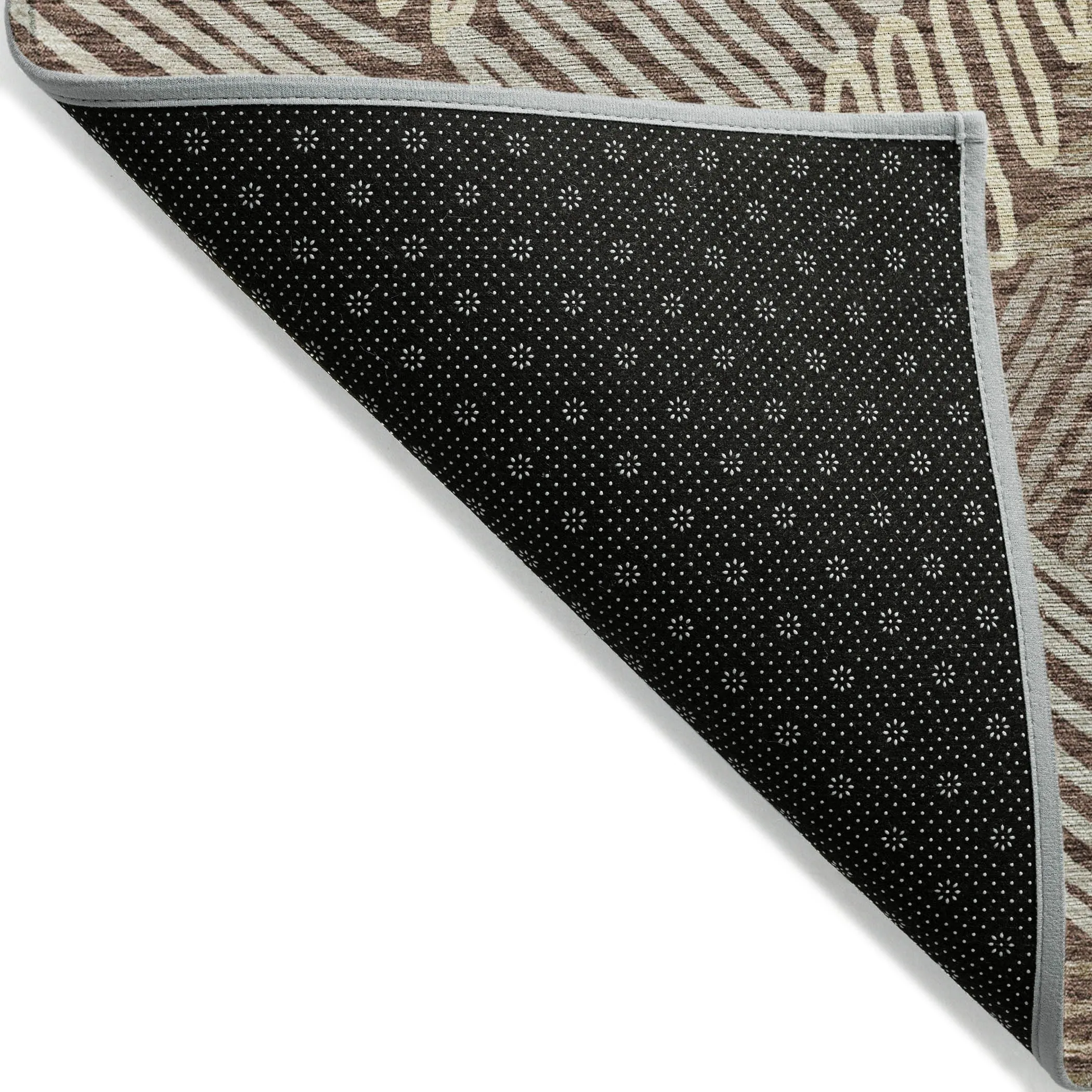 Machine Washable Indoor/ Outdoor Chantille Contemporary Squiggles Rug