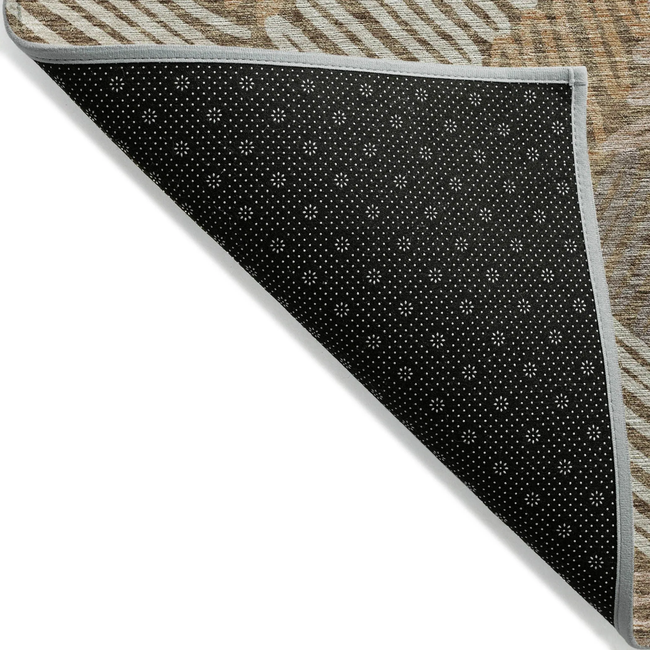 Machine Washable Indoor/ Outdoor Chantille Contemporary Squiggles Rug