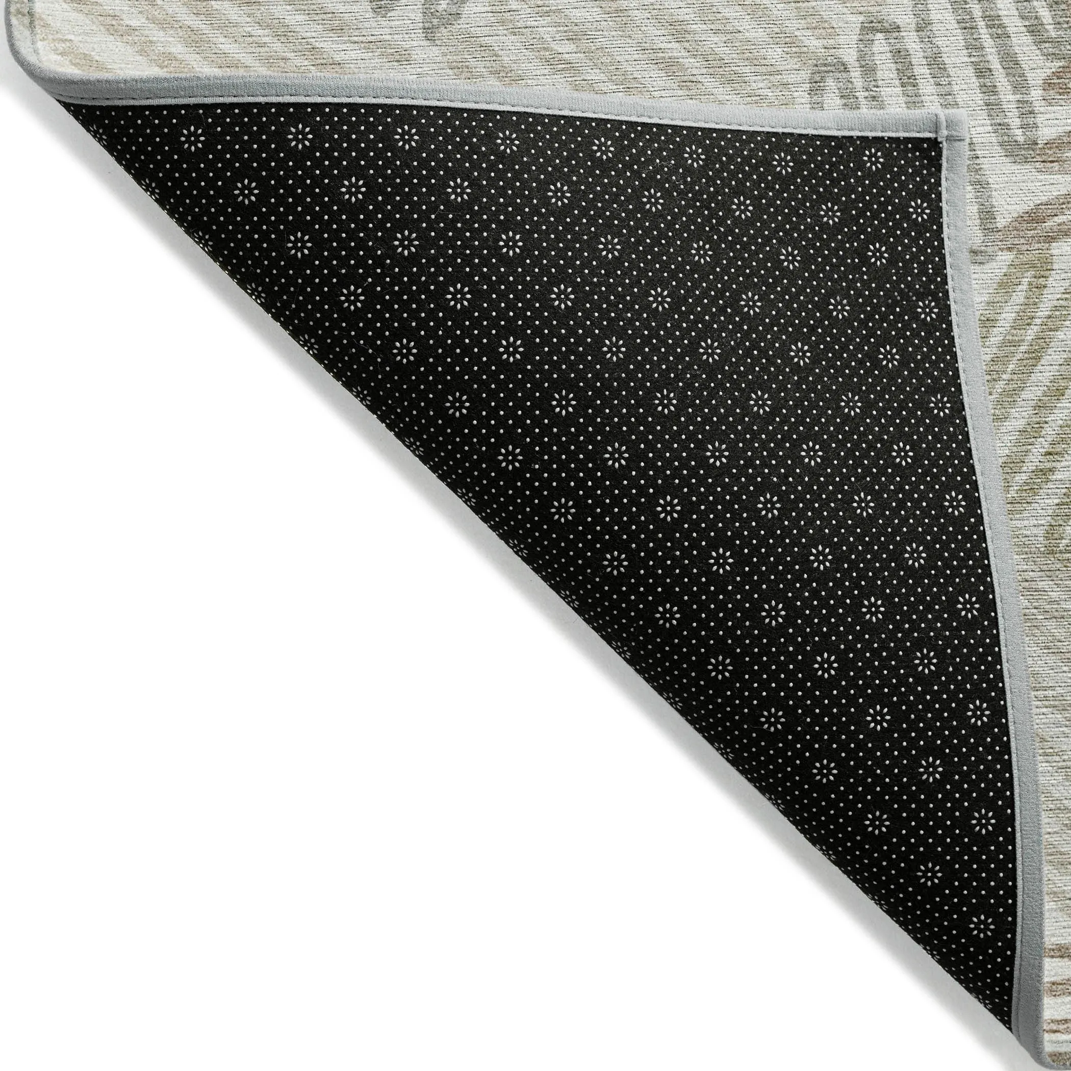 Machine Washable Indoor/ Outdoor Chantille Contemporary Squiggles Rug