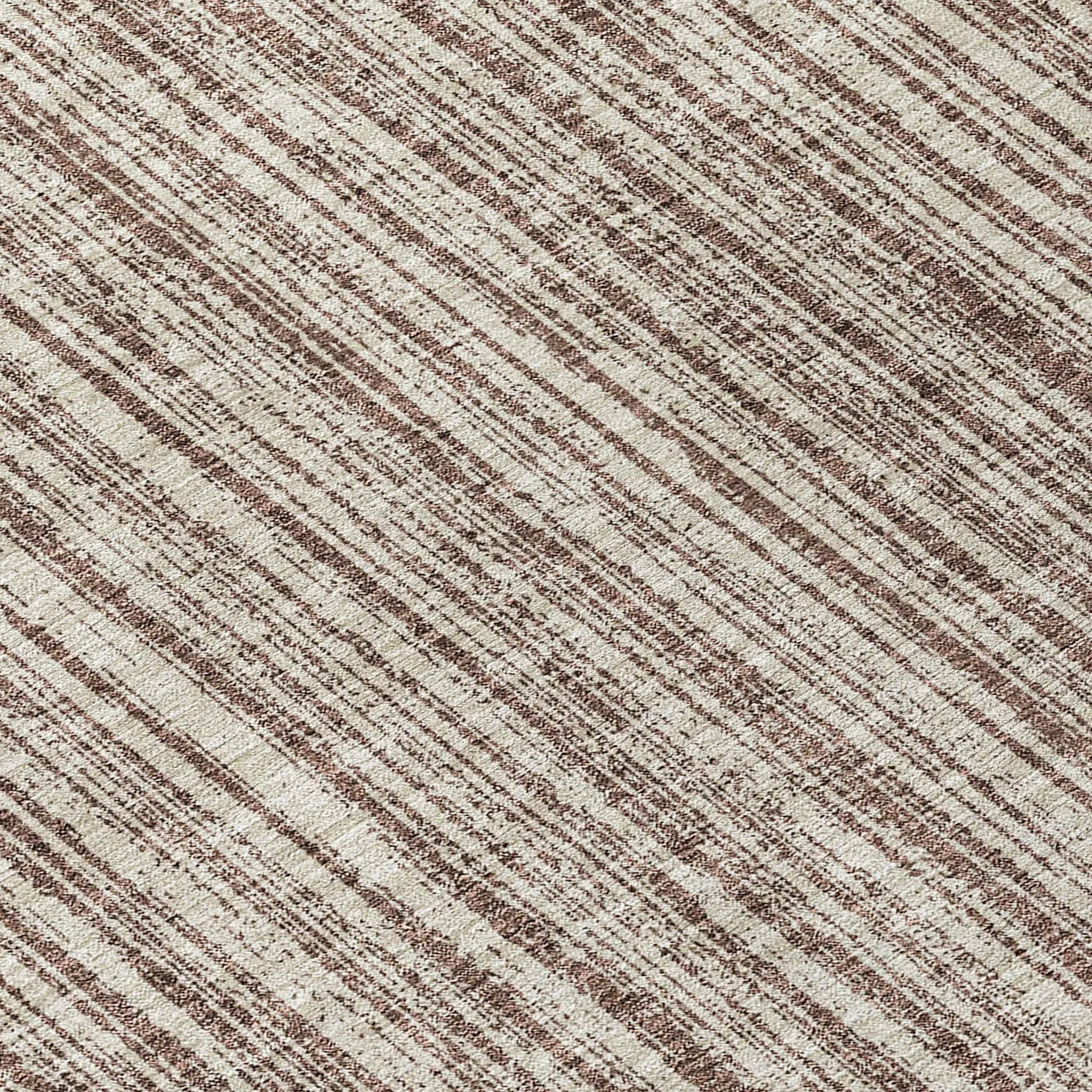 Machine Washable Indoor/ Outdoor Chantille Contemporary Stripes Rug