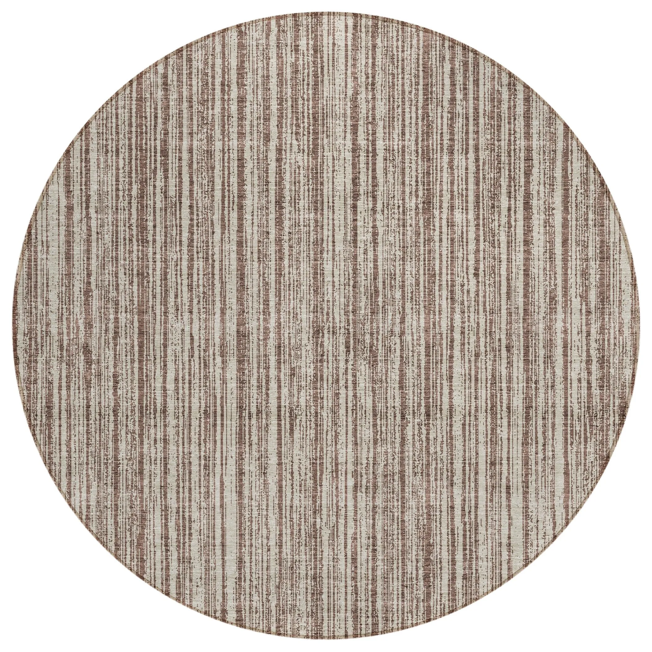 Machine Washable Indoor/ Outdoor Chantille Contemporary Stripes Rug