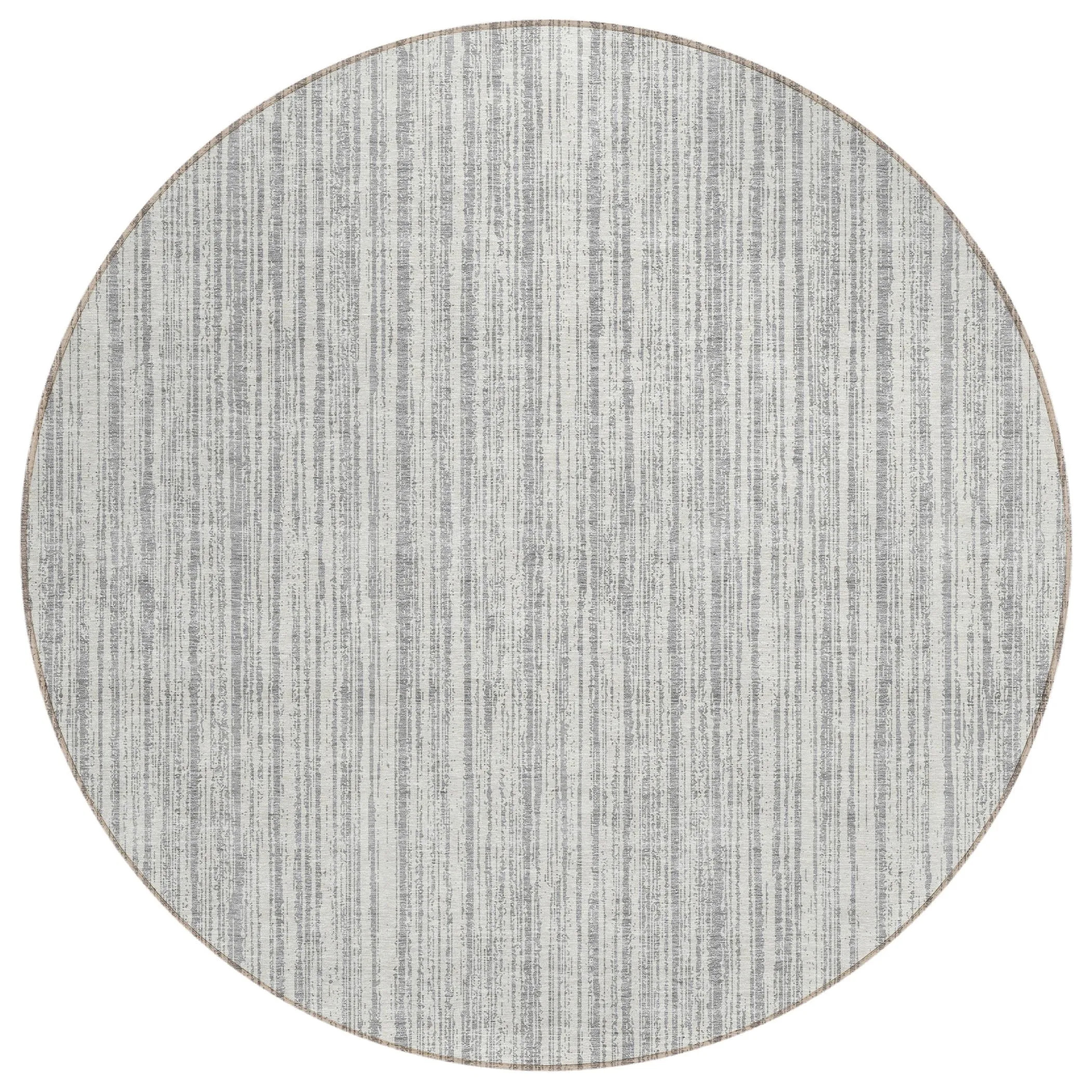 Machine Washable Indoor/ Outdoor Chantille Contemporary Stripes Rug