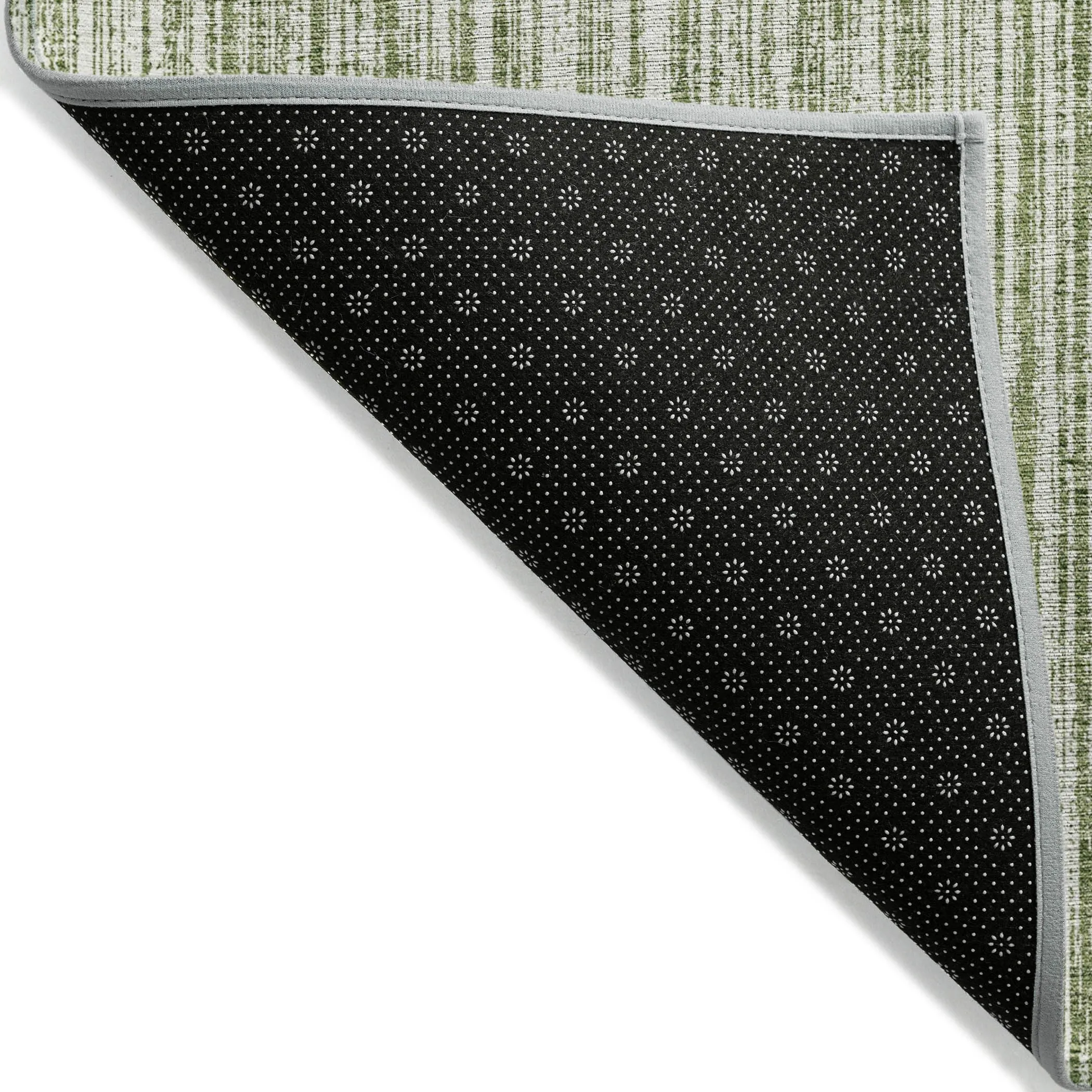 Machine Washable Indoor/ Outdoor Chantille Contemporary Stripes Rug