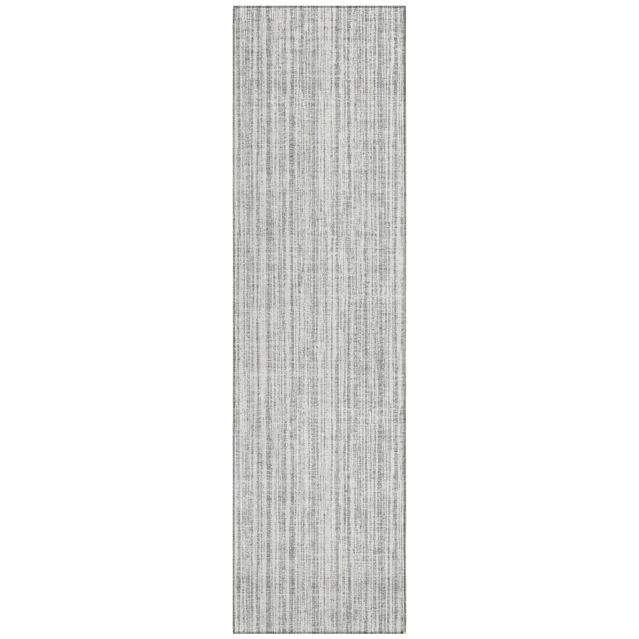 Machine Washable Indoor/ Outdoor Chantille Contemporary Stripes Rug