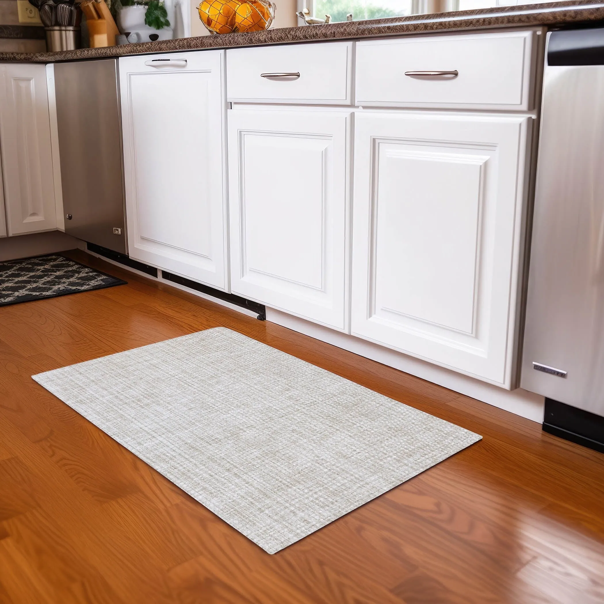 Machine Washable Indoor/ Outdoor Chantille Contemporary Stripes Rug