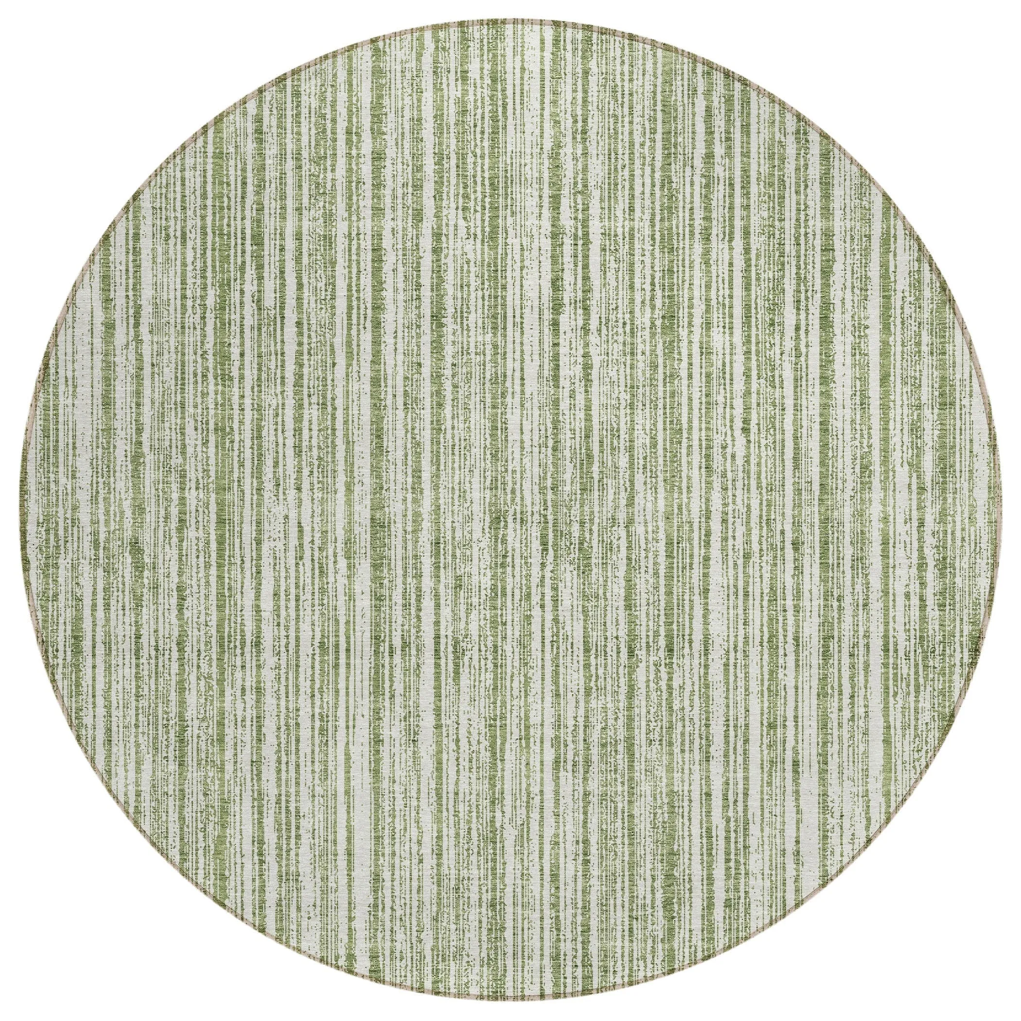 Machine Washable Indoor/ Outdoor Chantille Contemporary Stripes Rug