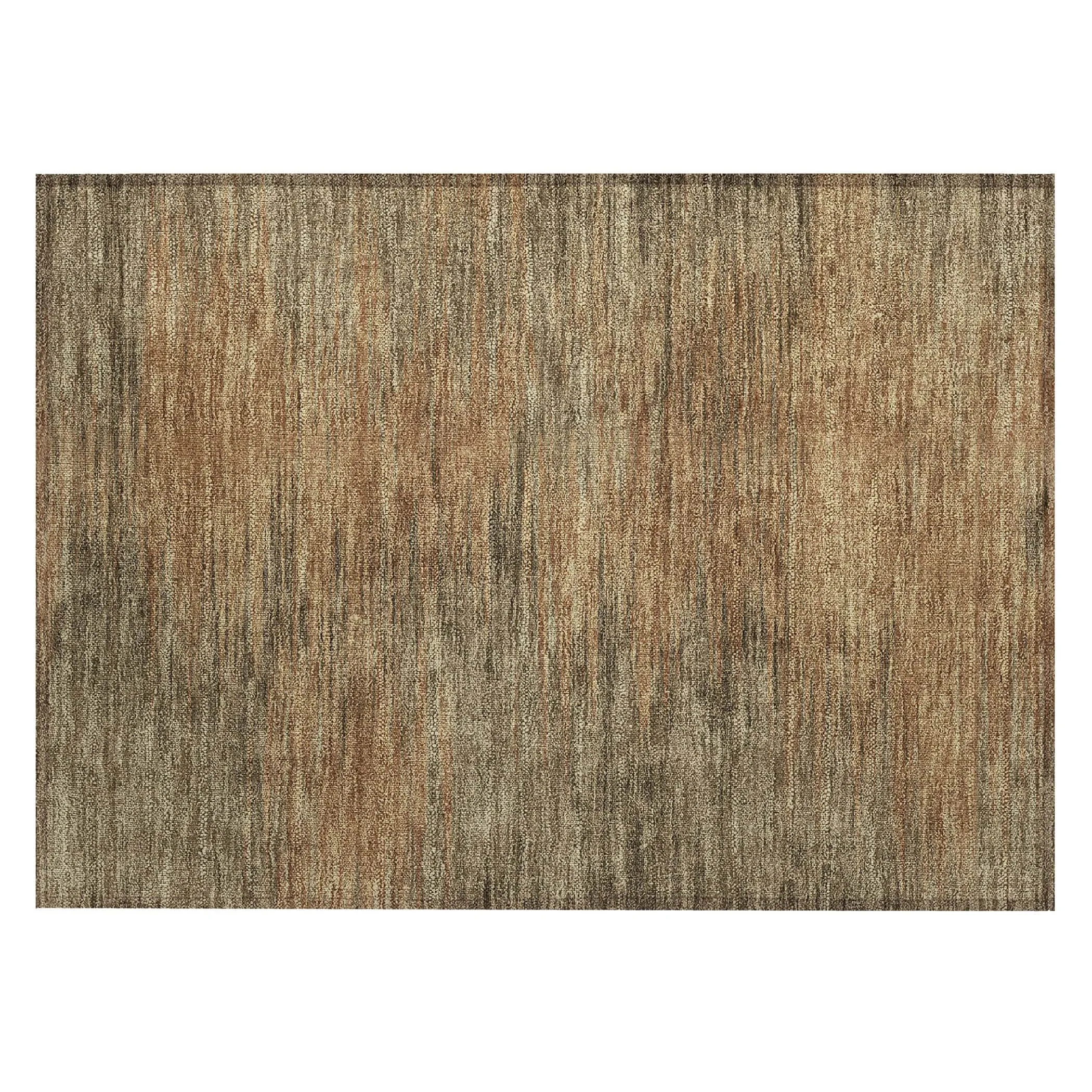 Machine Washable Indoor/ Outdoor Chantille Solid Ombre Rug