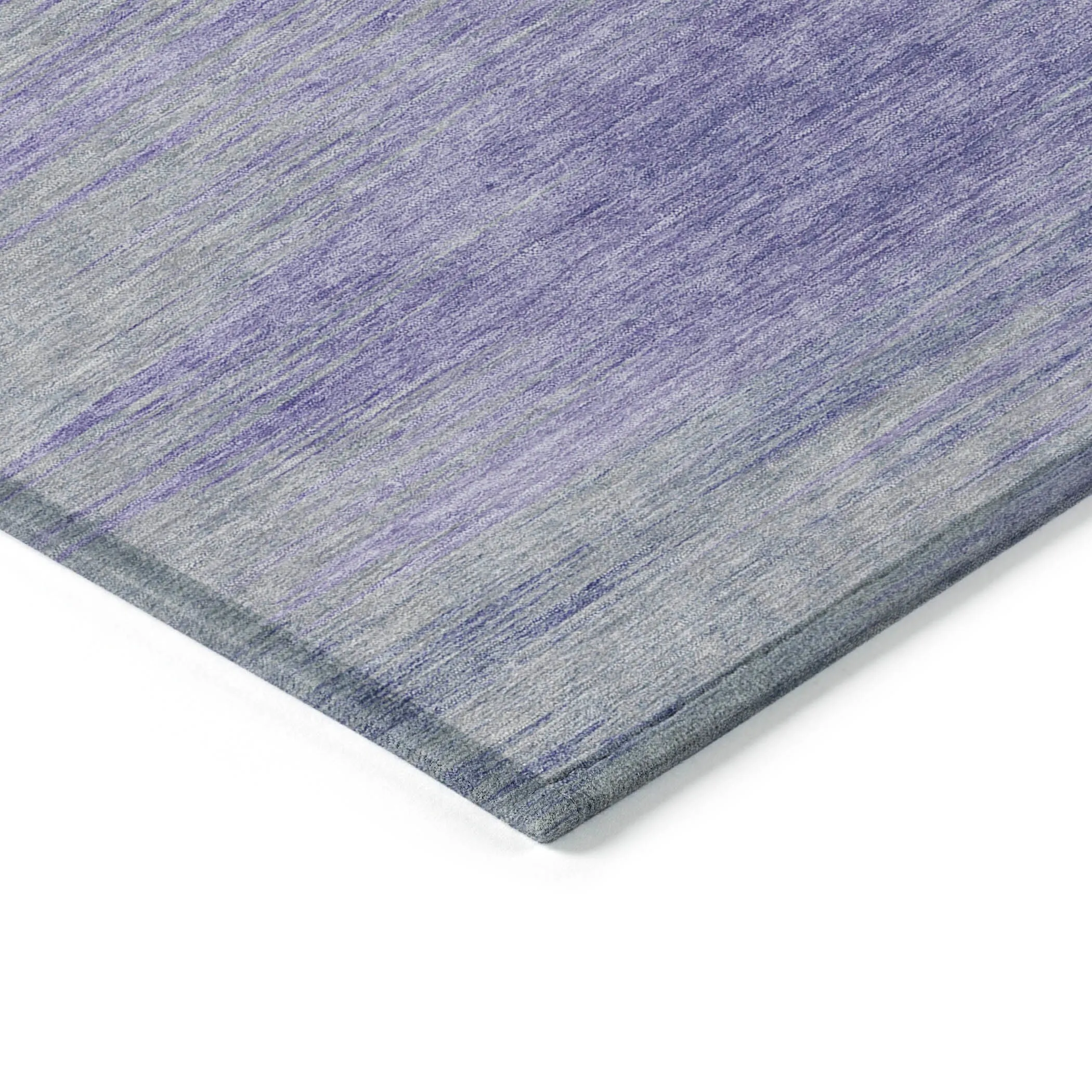 Machine Washable Indoor/ Outdoor Chantille Solid Ombre Rug