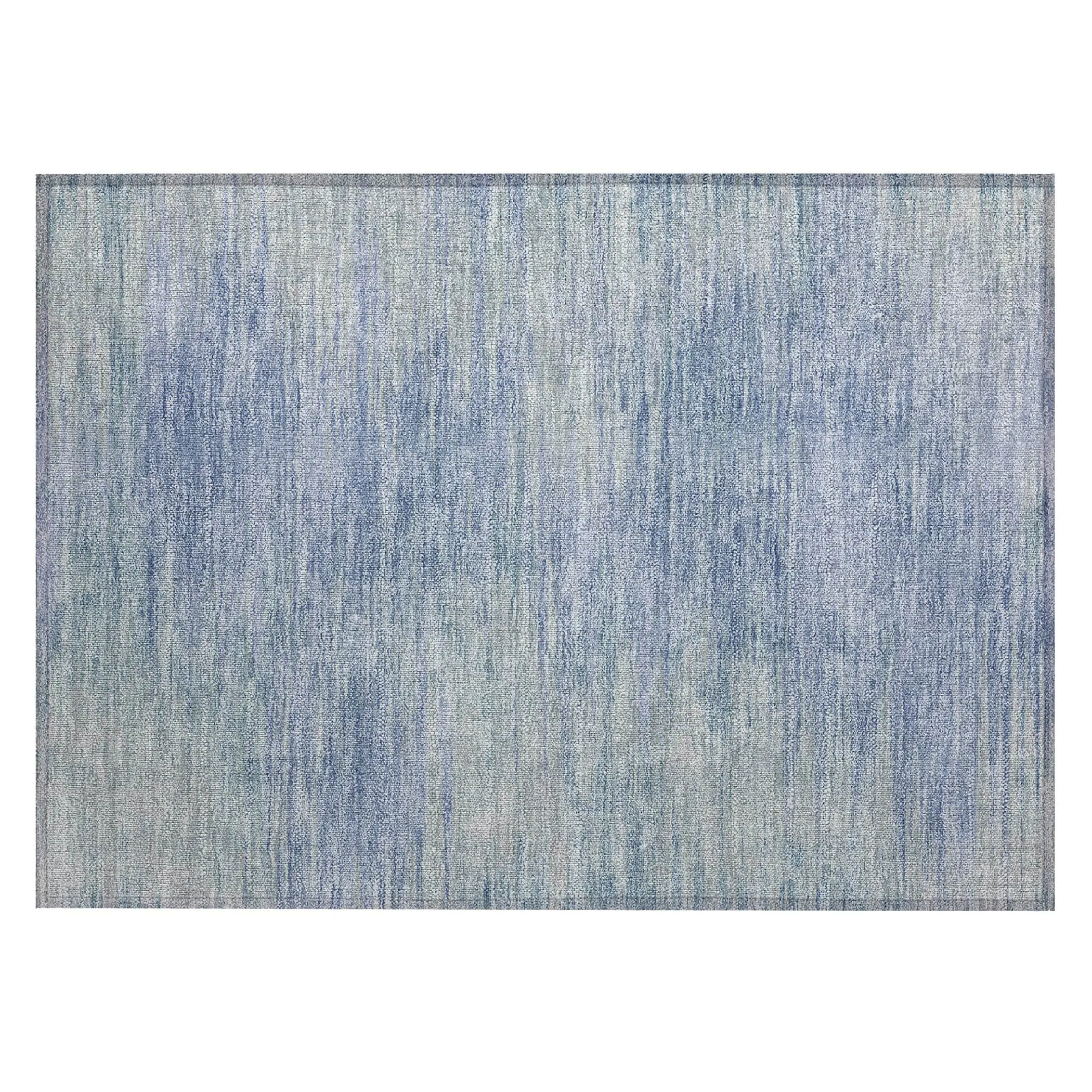 Machine Washable Indoor/ Outdoor Chantille Solid Ombre Rug