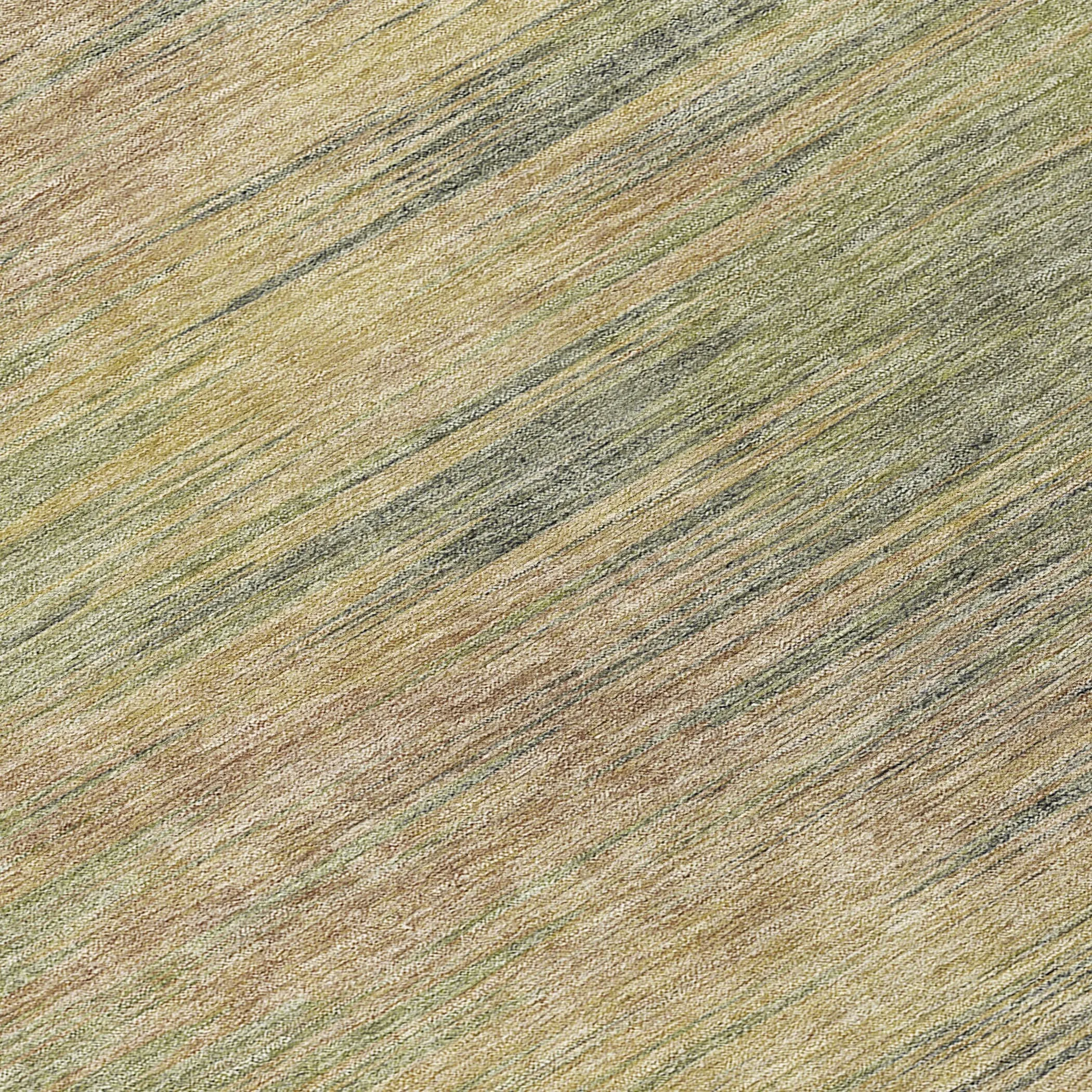 Machine Washable Indoor/ Outdoor Chantille Solid Ombre Rug