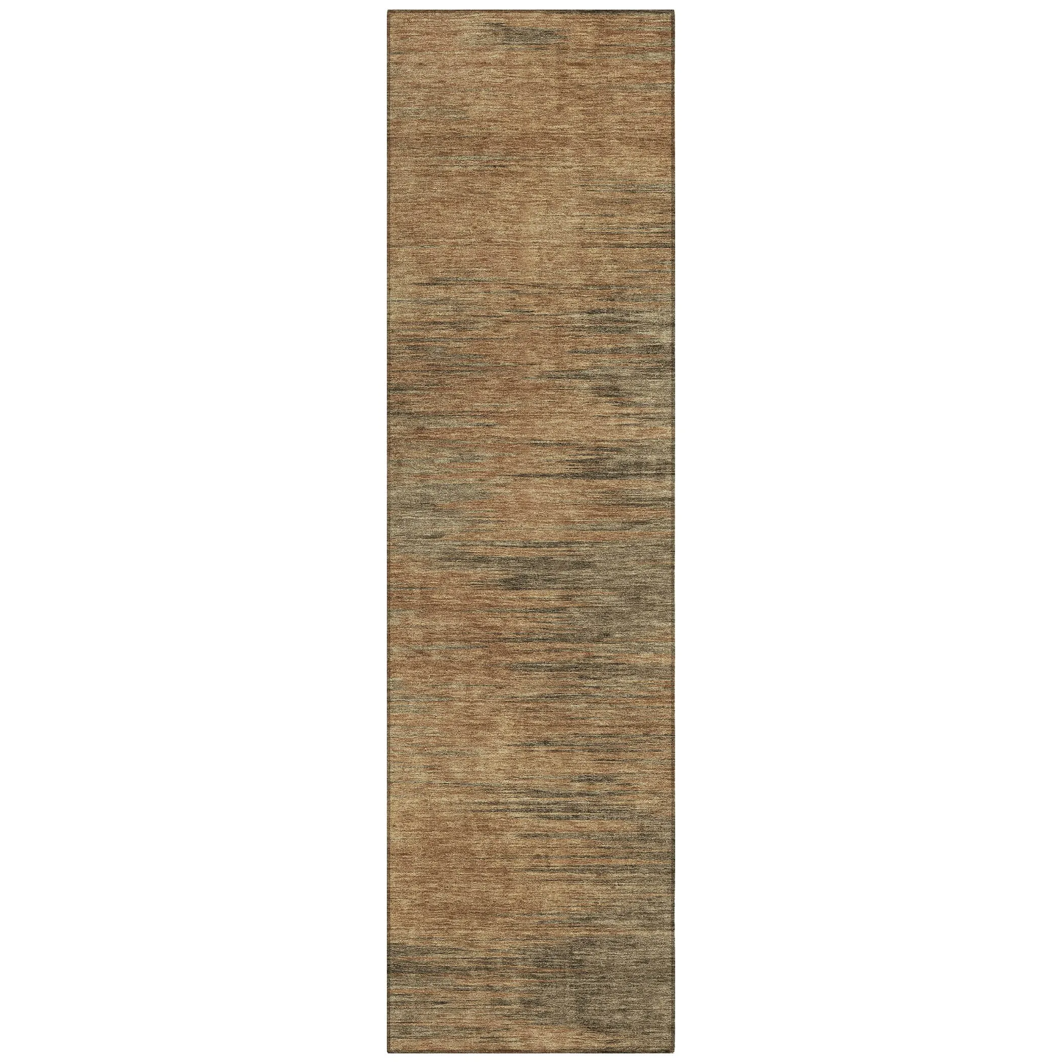 Machine Washable Indoor/ Outdoor Chantille Solid Ombre Rug
