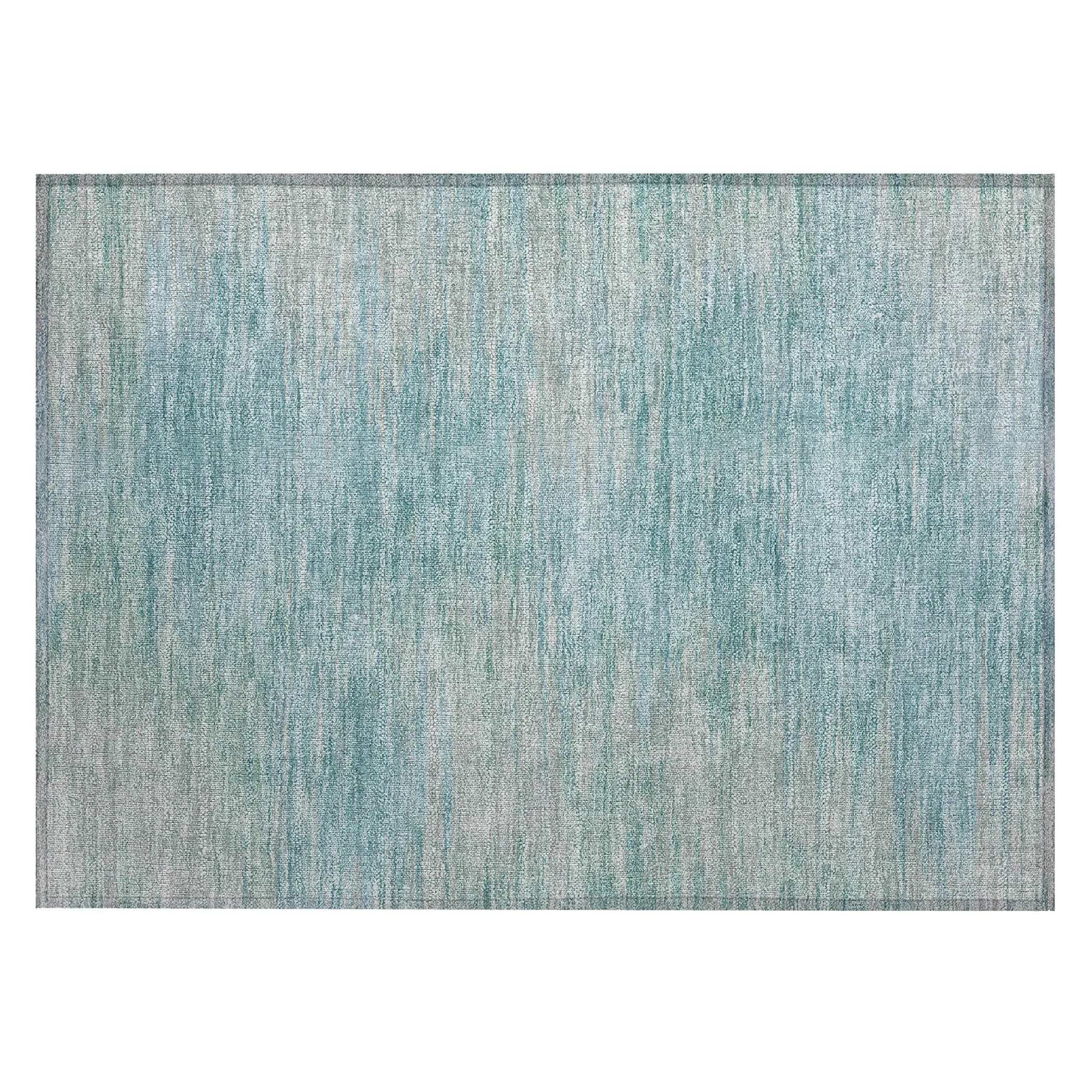Machine Washable Indoor/ Outdoor Chantille Solid Ombre Rug