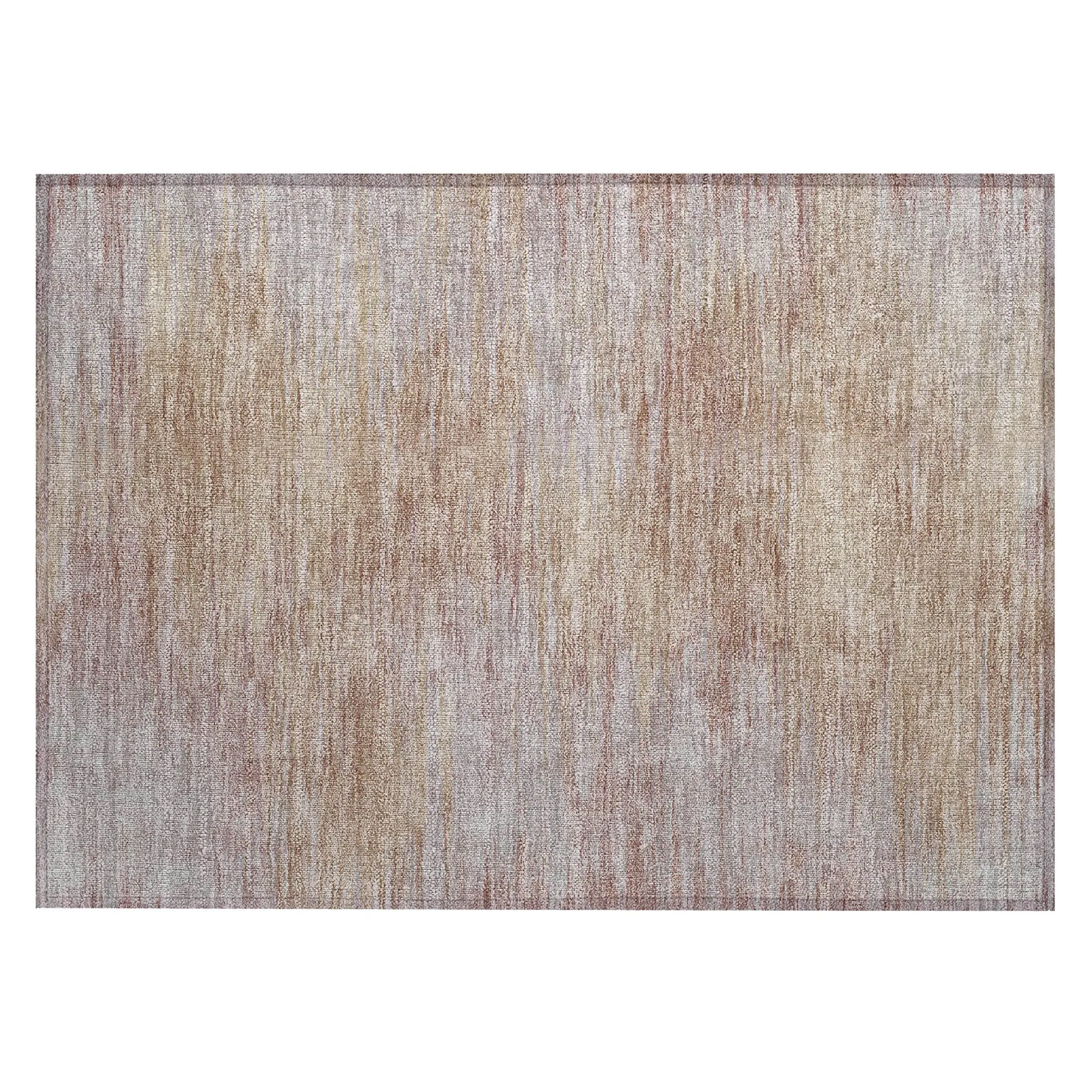 Machine Washable Indoor/ Outdoor Chantille Solid Ombre Rug