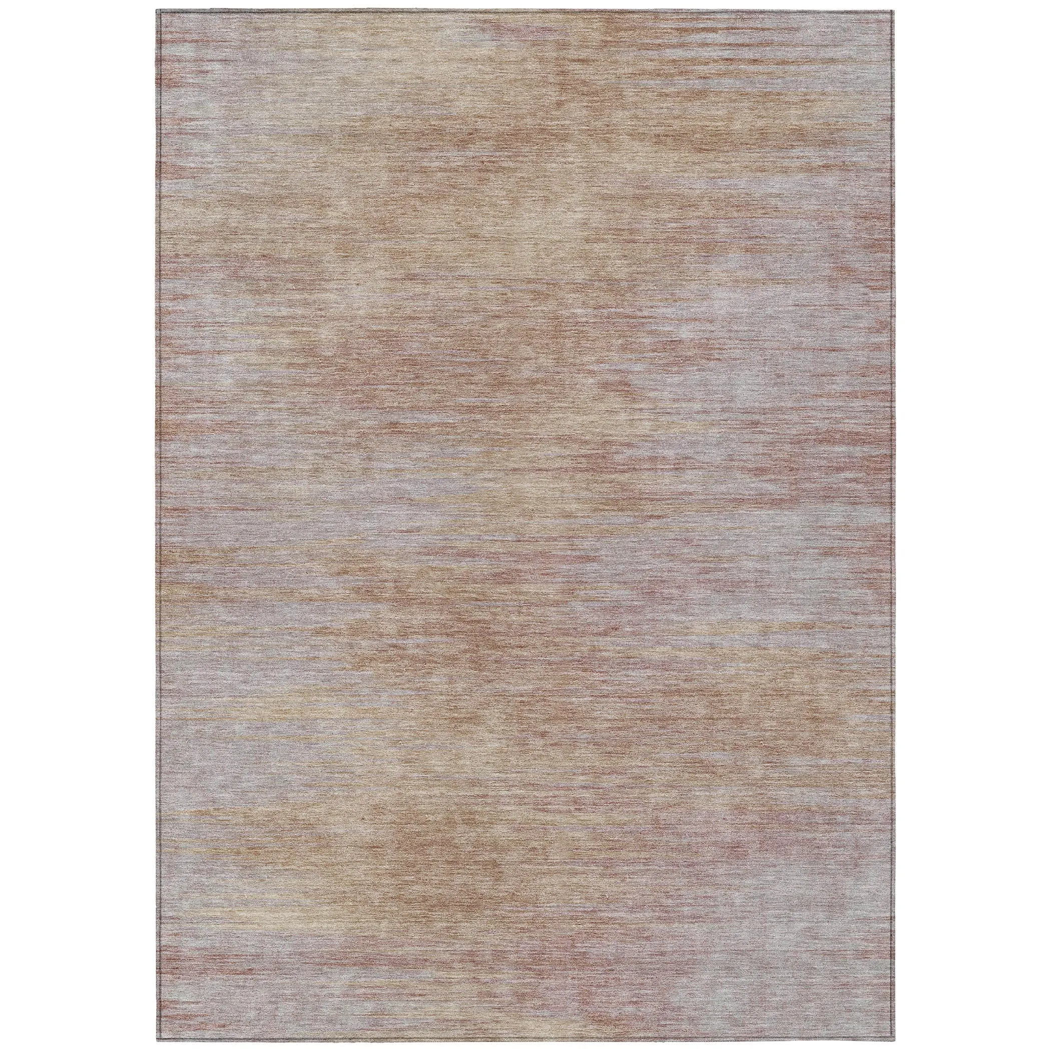 Machine Washable Indoor/ Outdoor Chantille Solid Ombre Rug