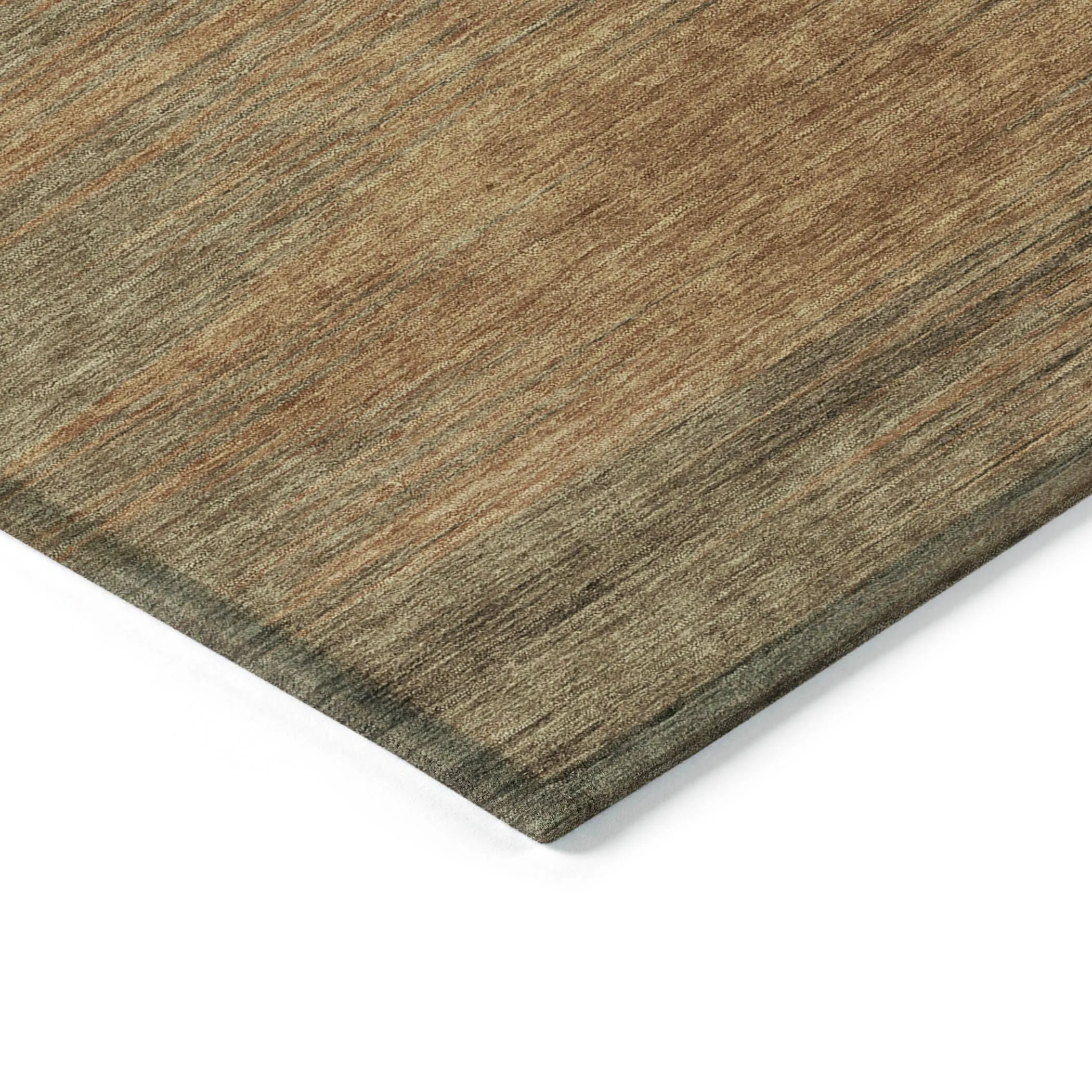 Machine Washable Indoor/ Outdoor Chantille Solid Ombre Rug