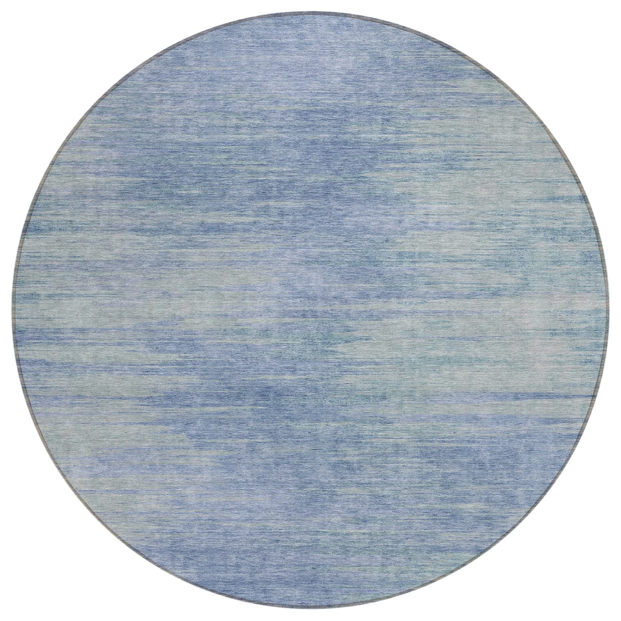 Machine Washable Indoor/ Outdoor Chantille Solid Ombre Rug