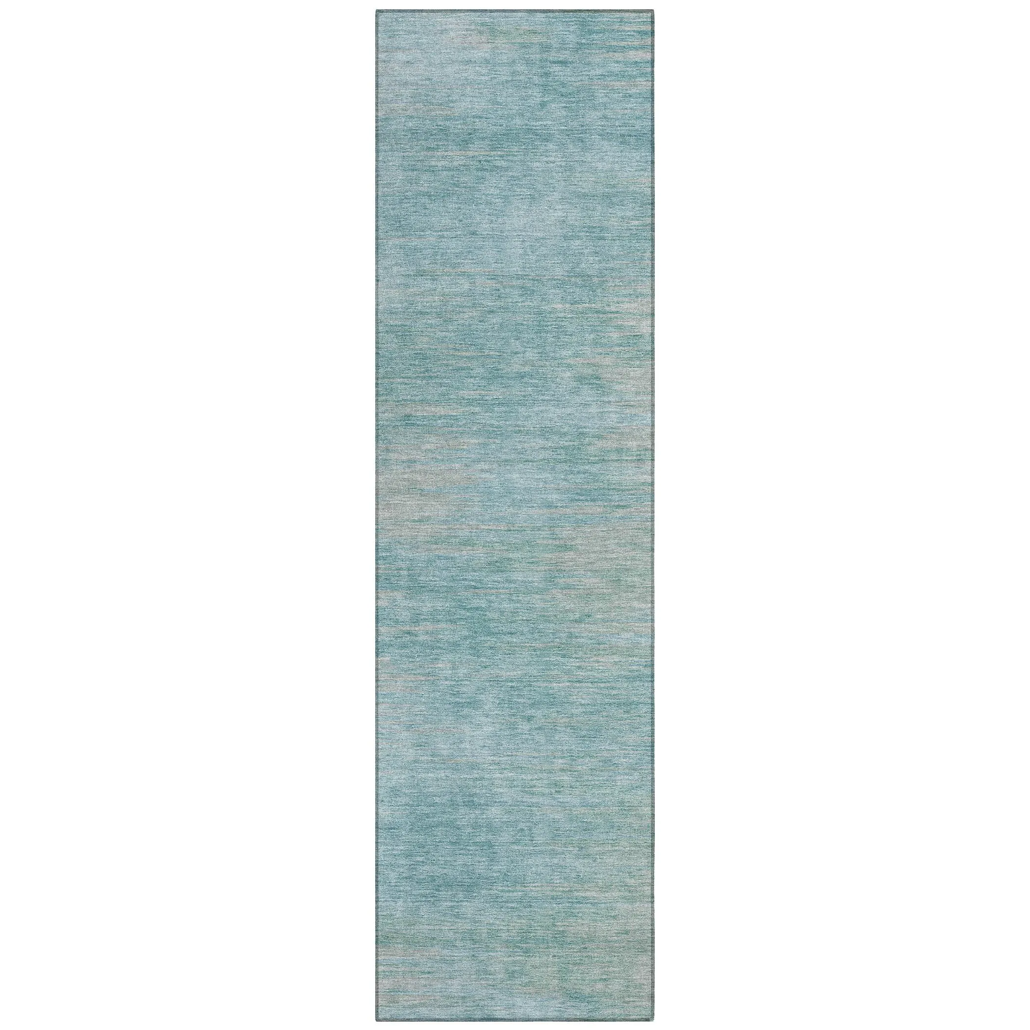 Machine Washable Indoor/ Outdoor Chantille Solid Ombre Rug