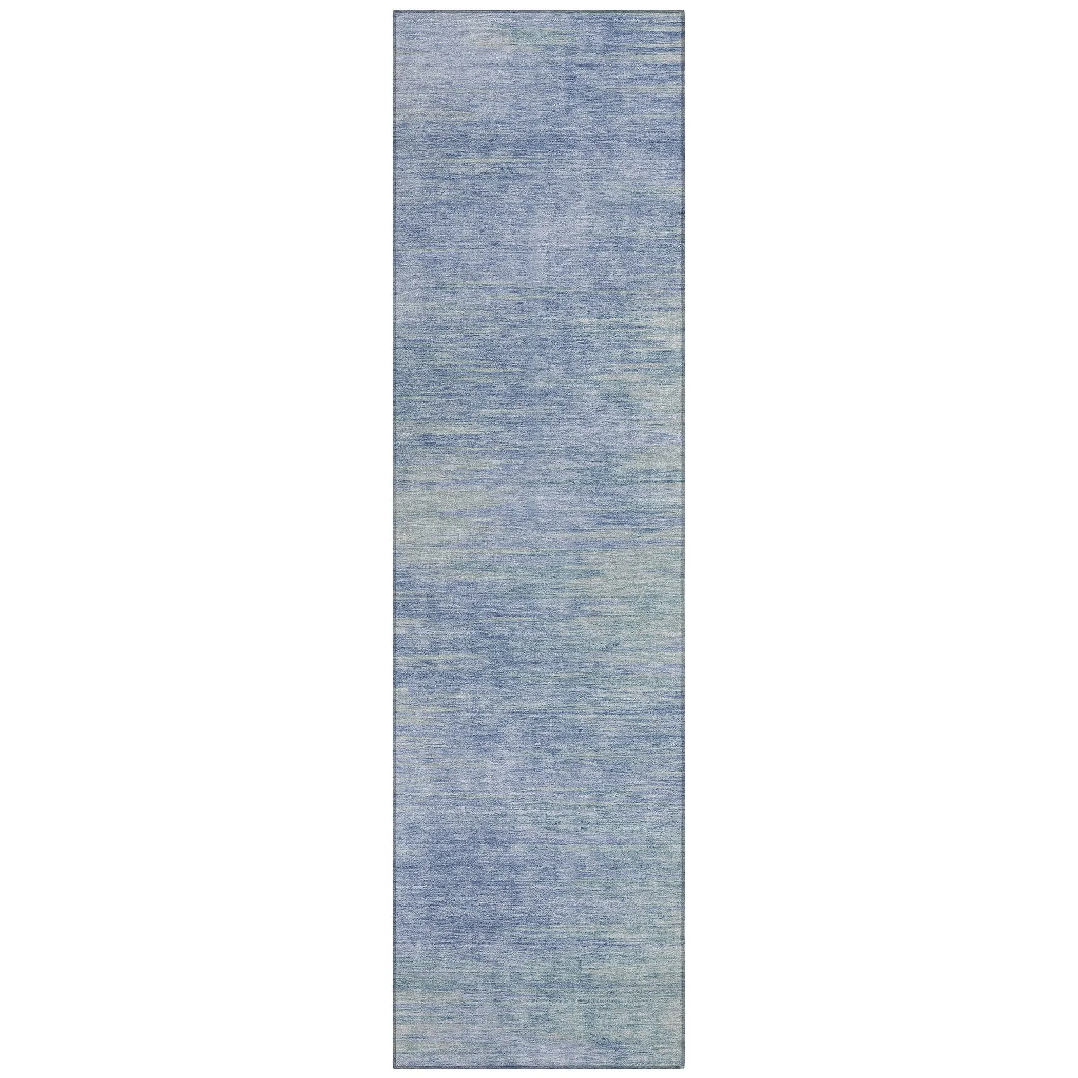 Machine Washable Indoor/ Outdoor Chantille Solid Ombre Rug