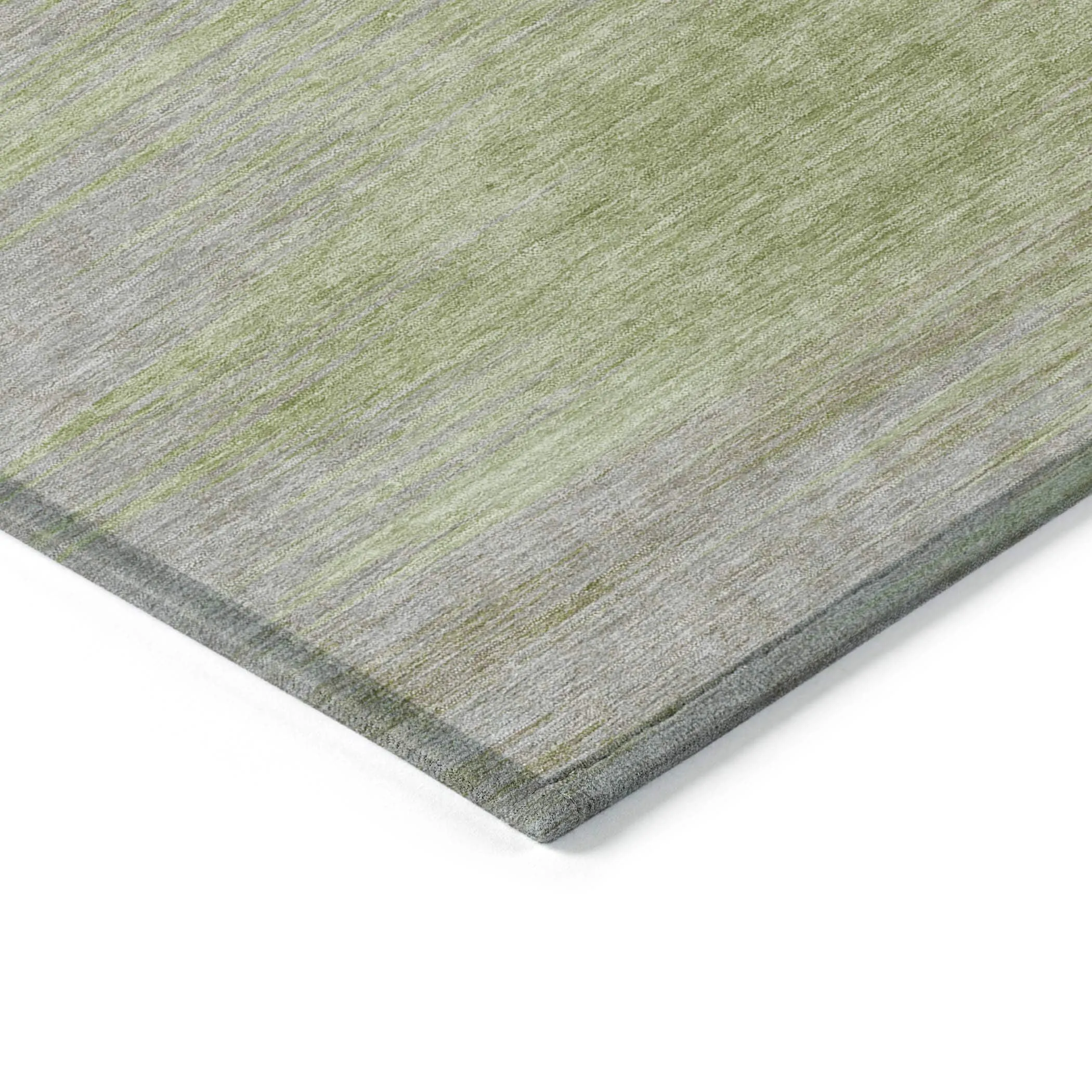 Machine Washable Indoor/ Outdoor Chantille Solid Ombre Rug