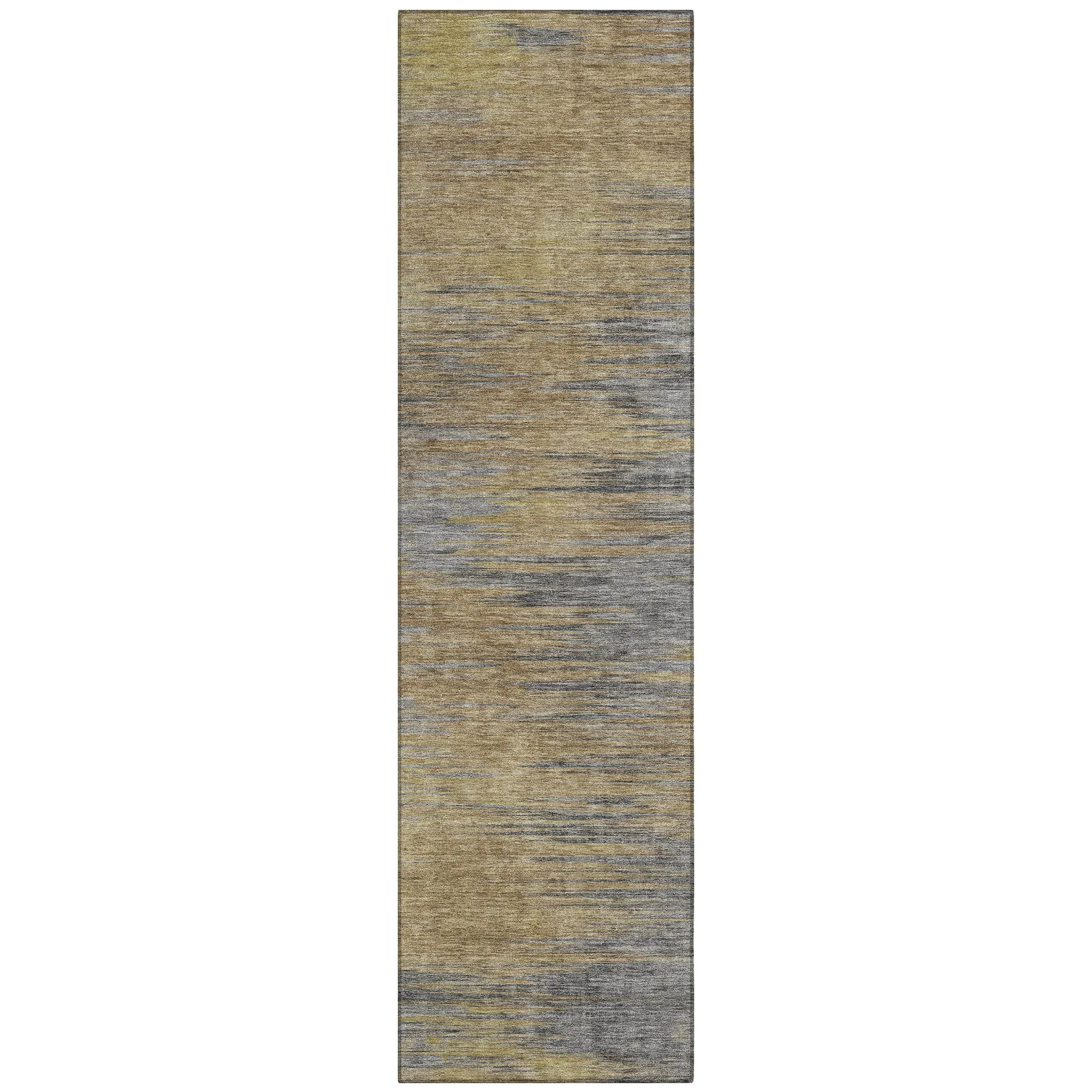 Machine Washable Indoor/ Outdoor Chantille Solid Ombre Rug