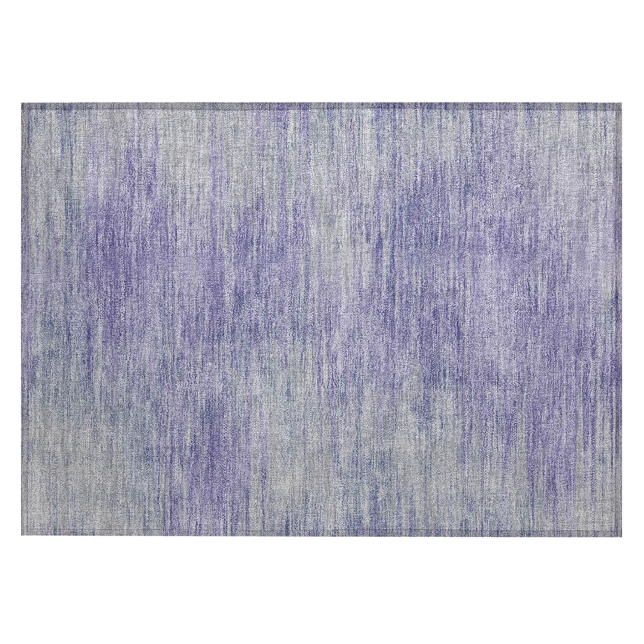 Machine Washable Indoor/ Outdoor Chantille Solid Ombre Rug