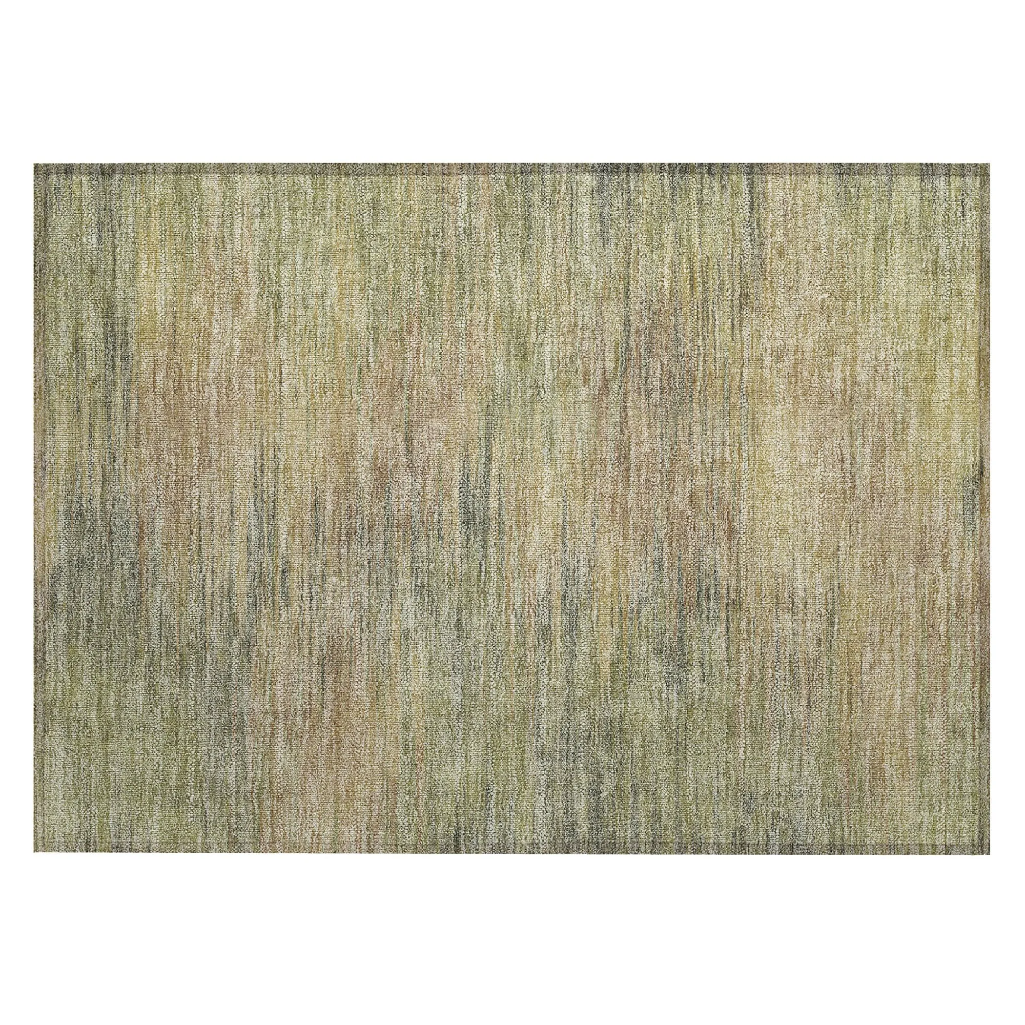 Machine Washable Indoor/ Outdoor Chantille Solid Ombre Rug